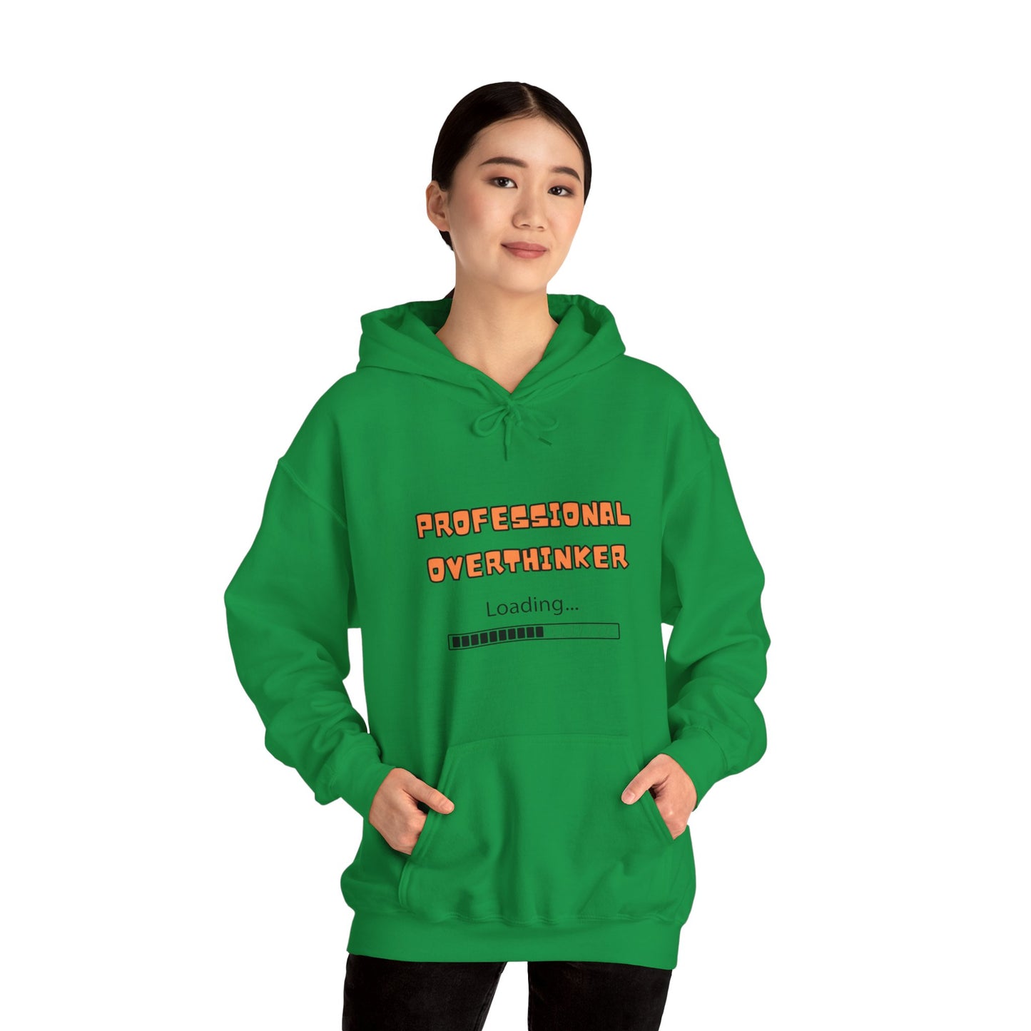 Unisex Heavy Blend™ Hooded Sweatshirt "Professional overthinker."