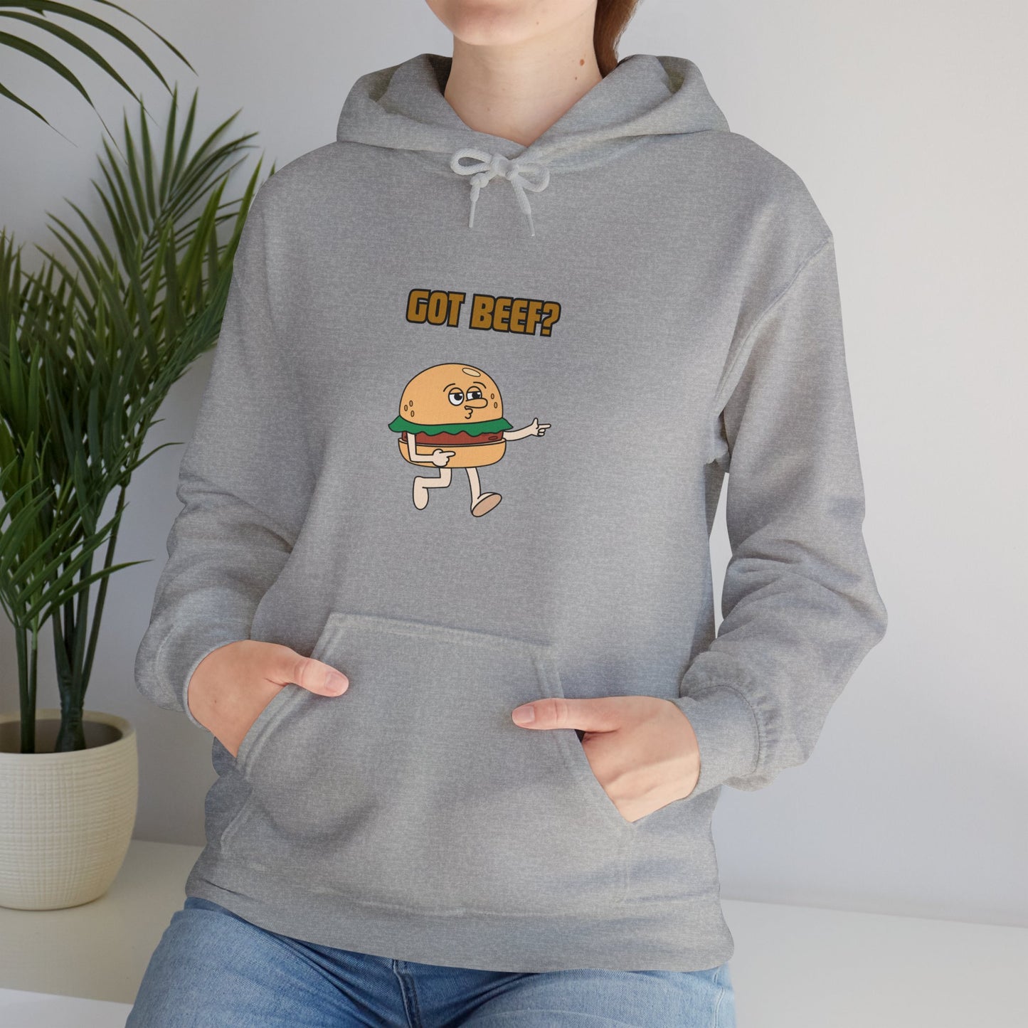 Unisex Heavy Blend™ Hooded Sweatshirt "Got Beef?"