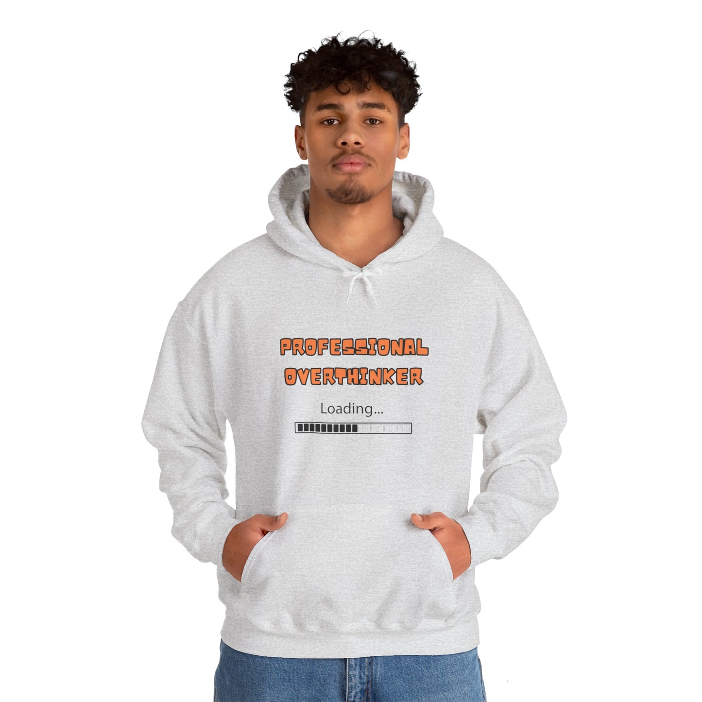 Unisex Heavy Blend™ Hooded Sweatshirt "Professional overthinker."