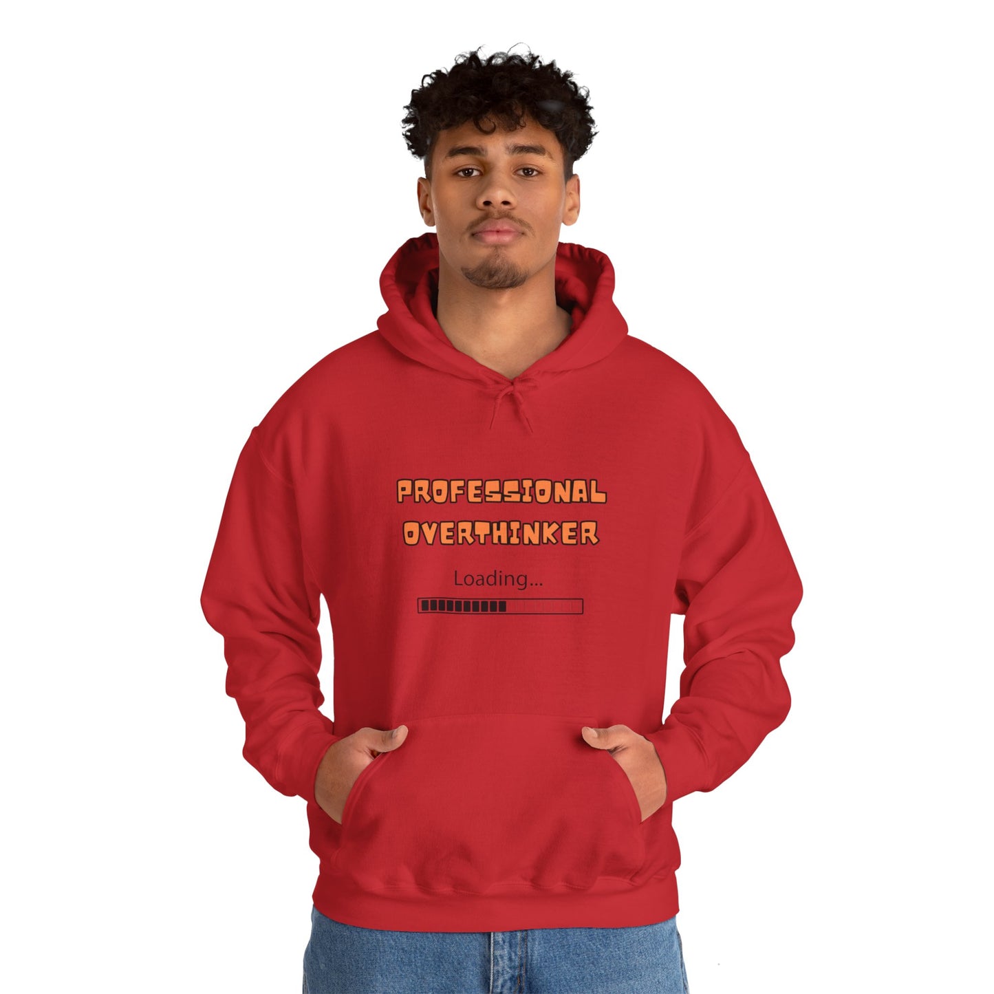 Unisex Heavy Blend™ Hooded Sweatshirt "Professional overthinker."