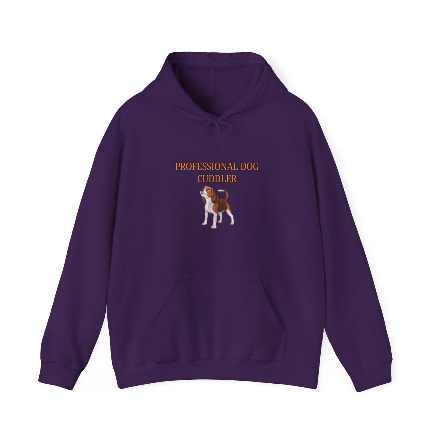 Unisex Heavy Blend™ Hooded Sweatshirt "Professional dog cuddler."