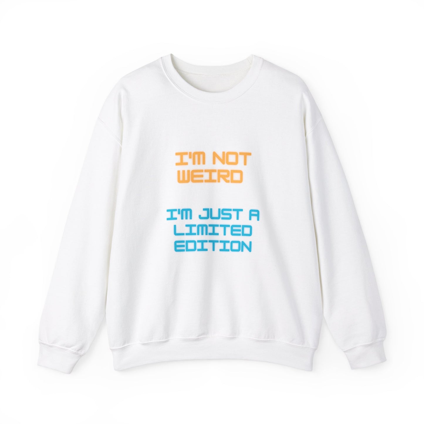 Unisex Heavy Blend™ Crewneck Sweatshirt "I'm not weird I'm just a limited edition"