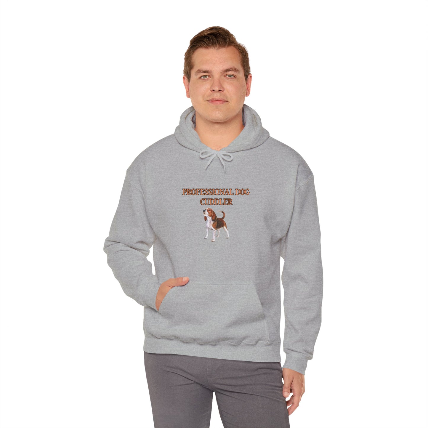 Unisex Heavy Blend™ Hooded Sweatshirt "Professional dog cuddler."