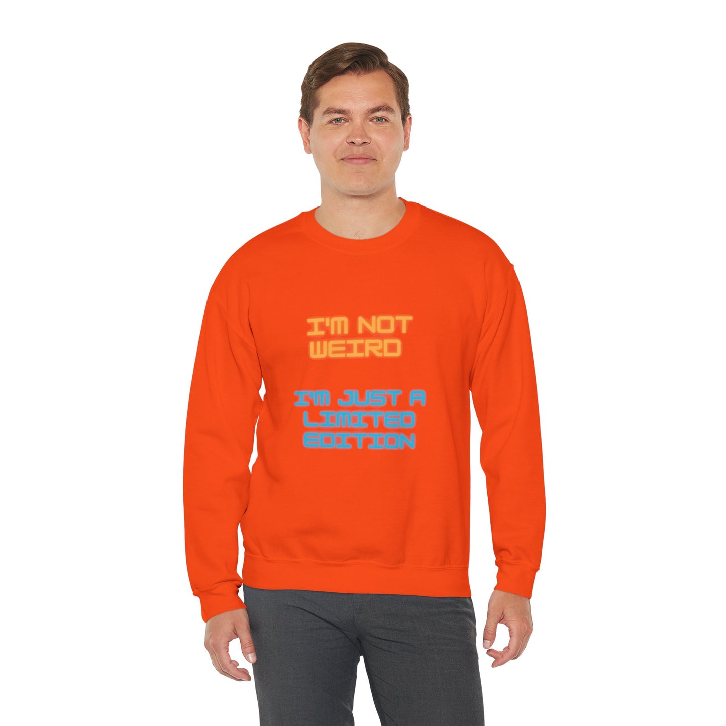 Unisex Heavy Blend™ Crewneck Sweatshirt "I'm not weird I'm just a limited edition"