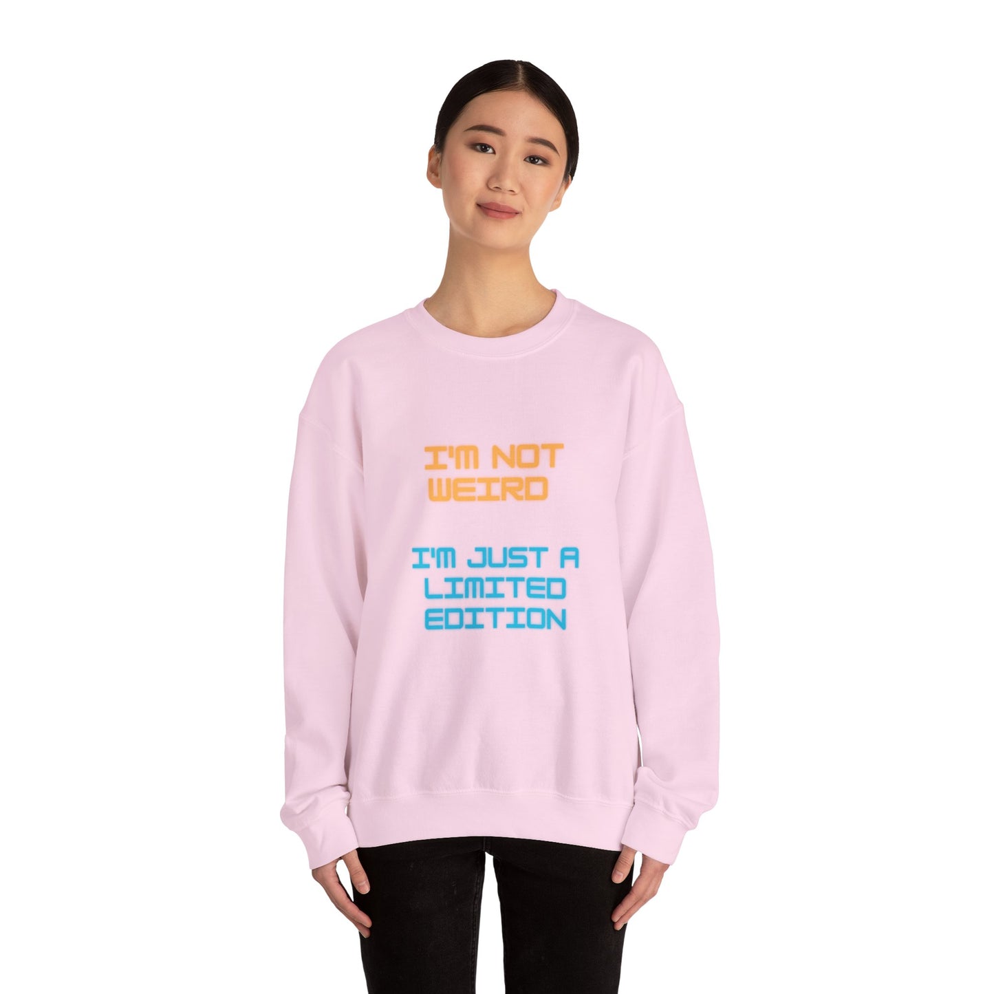 Unisex Heavy Blend™ Crewneck Sweatshirt "I'm not weird I'm just a limited edition"