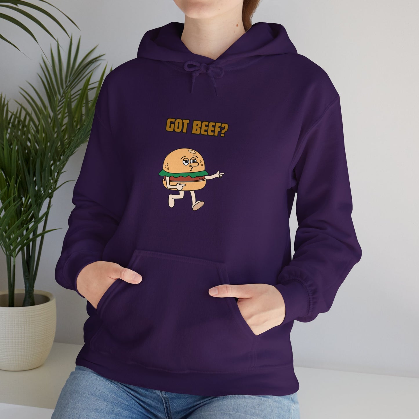 Unisex Heavy Blend™ Hooded Sweatshirt "Got Beef?"