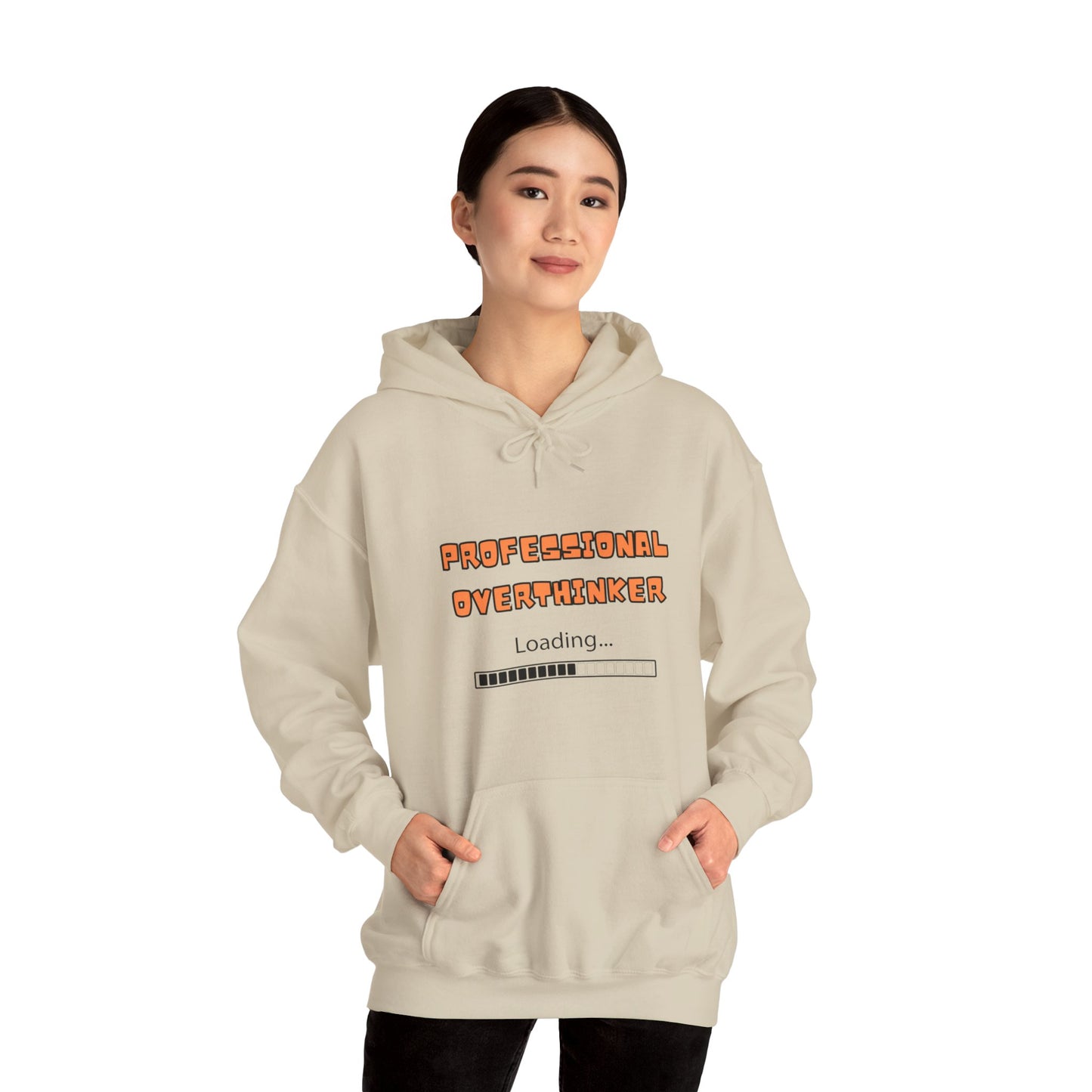 Unisex Heavy Blend™ Hooded Sweatshirt "Professional overthinker."