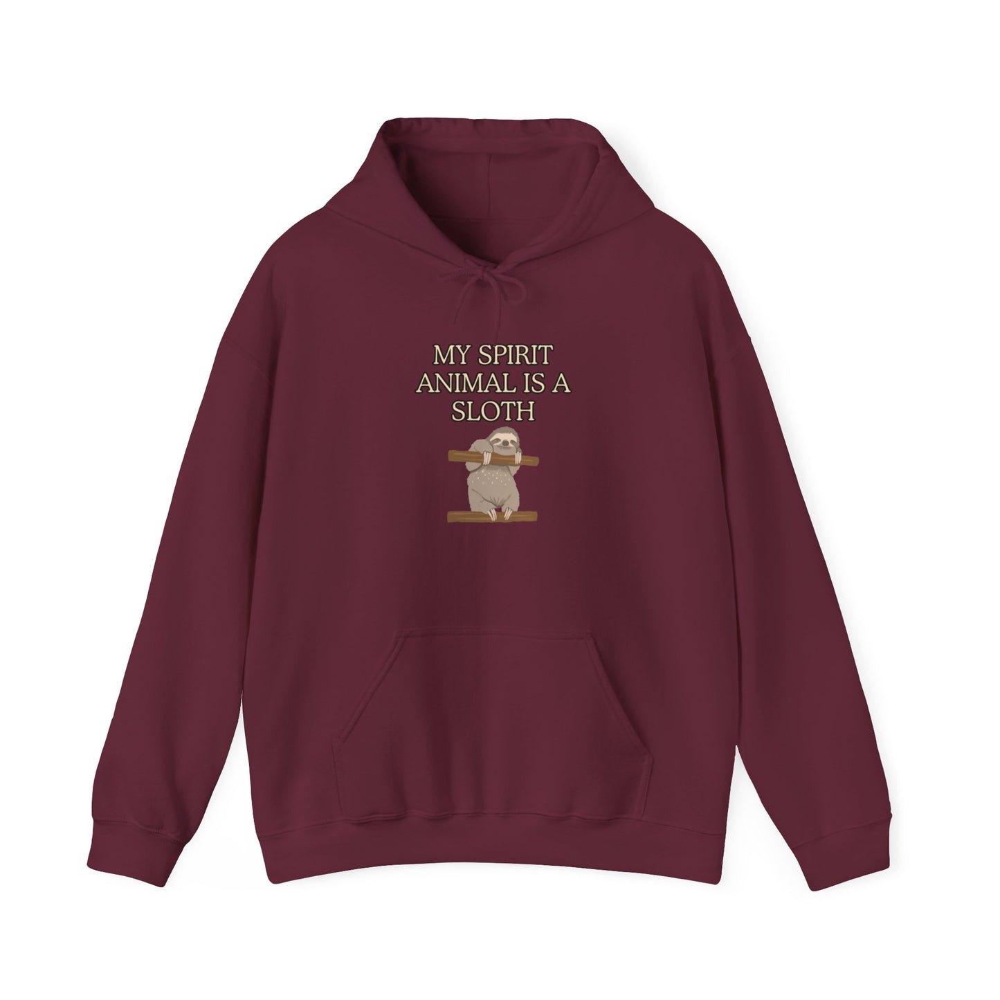 Unisex Heavy Blend™ Hooded Sweatshirt "My spirit animal is a sloth."