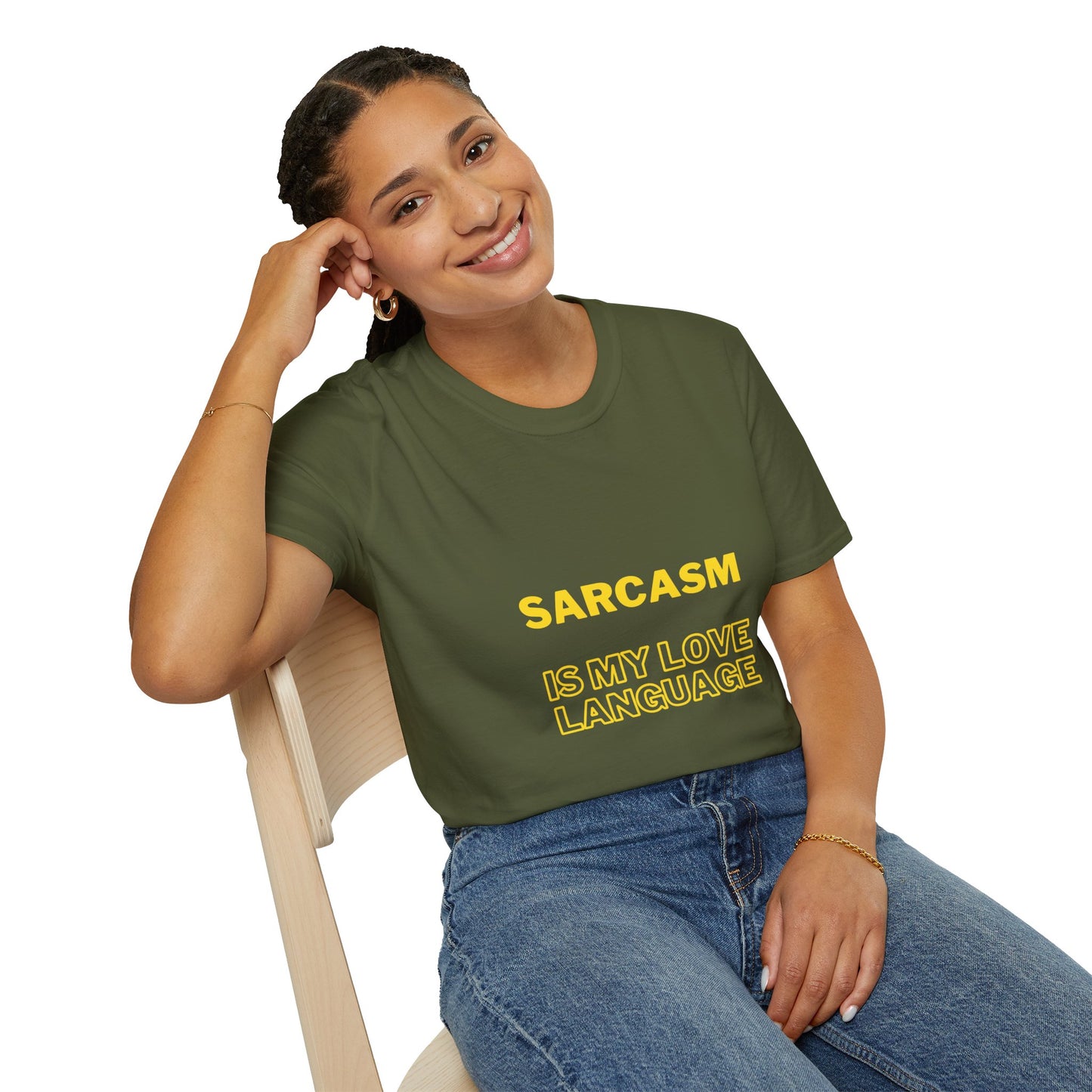 Unisex Softstyle T-Shirt "Sarcasm is my love language."