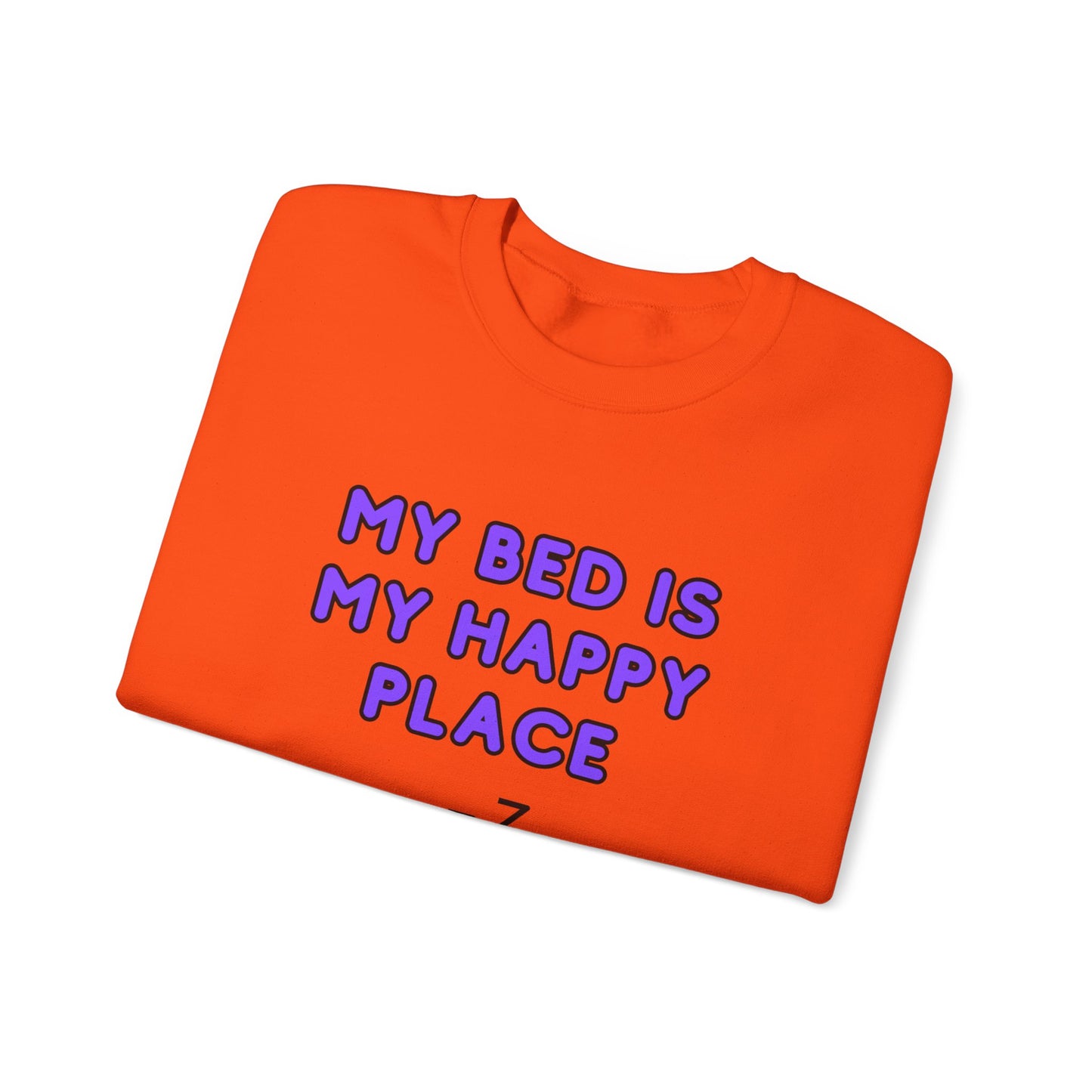 Unisex Heavy Blend™ Crewneck Sweatshirt "My bed is my happy place"