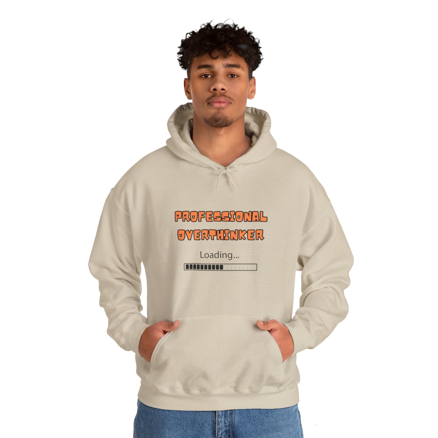 Unisex Heavy Blend™ Hooded Sweatshirt "Professional overthinker."