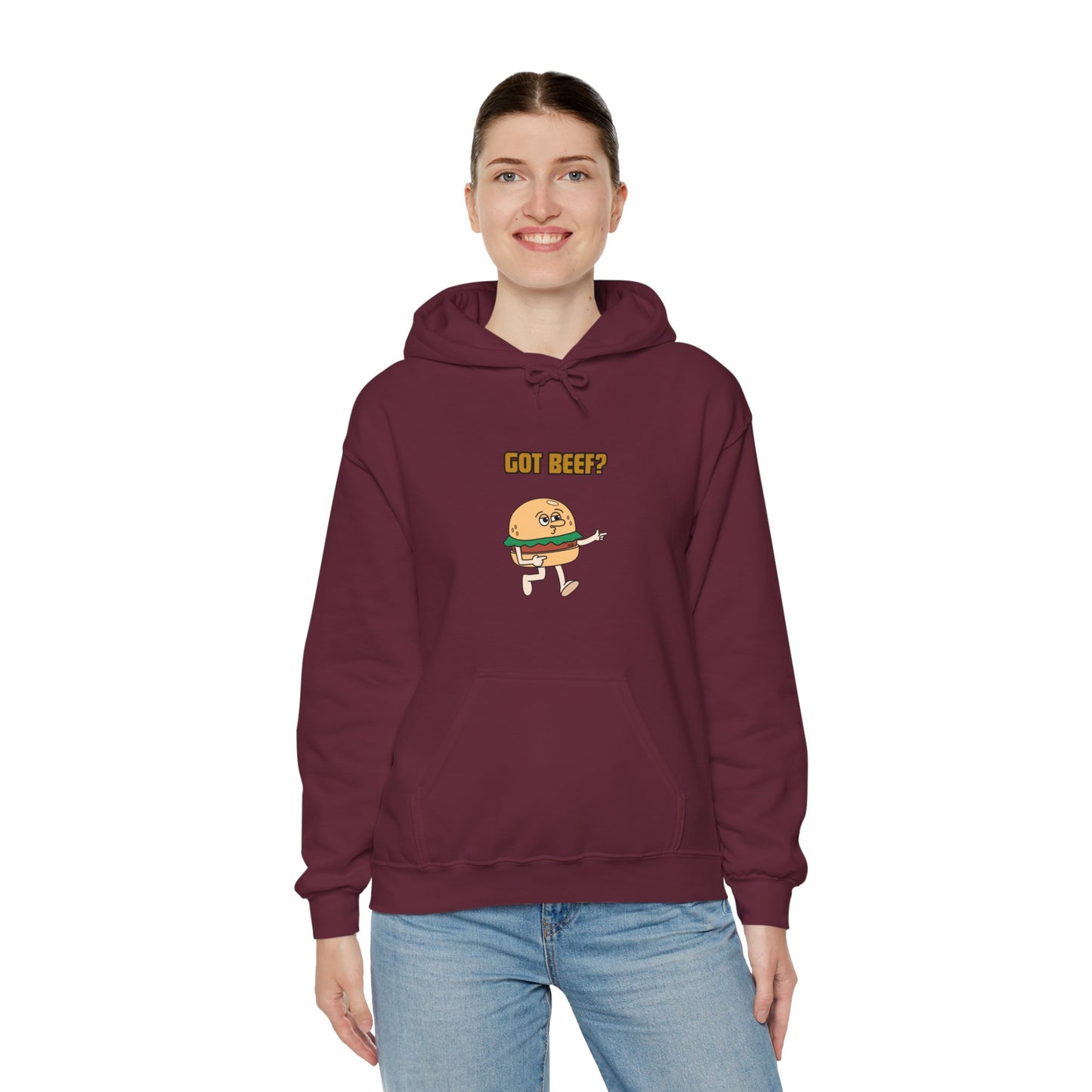 Unisex Heavy Blend™ Hooded Sweatshirt "Got Beef?"