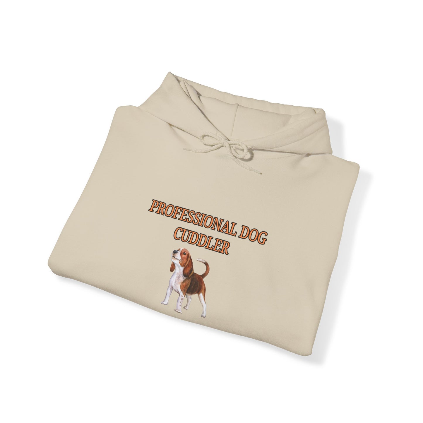 Unisex Heavy Blend™ Hooded Sweatshirt "Professional dog cuddler."