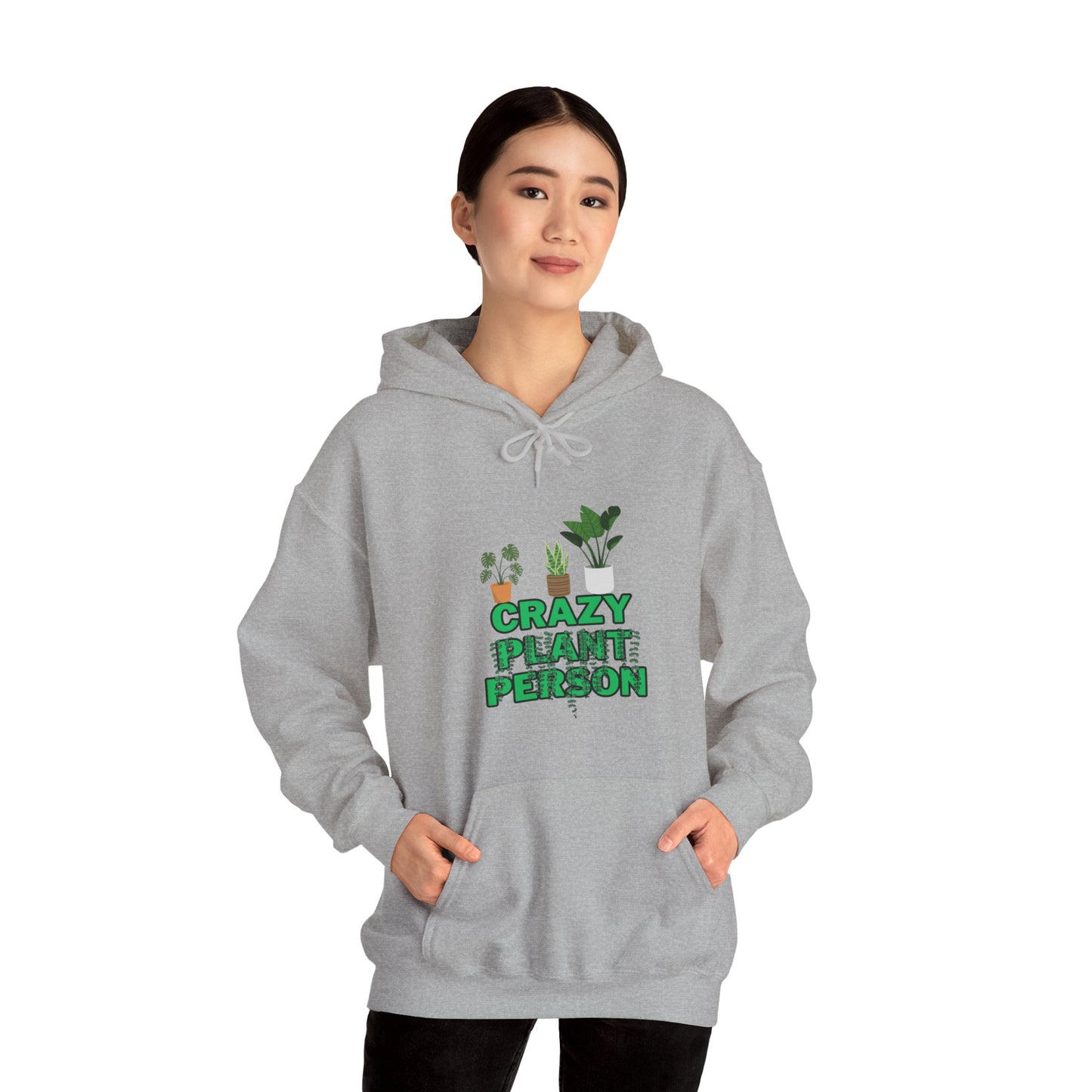 Unisex Heavy Blend™ Hooded Sweatshirt "Crazy plant Person"