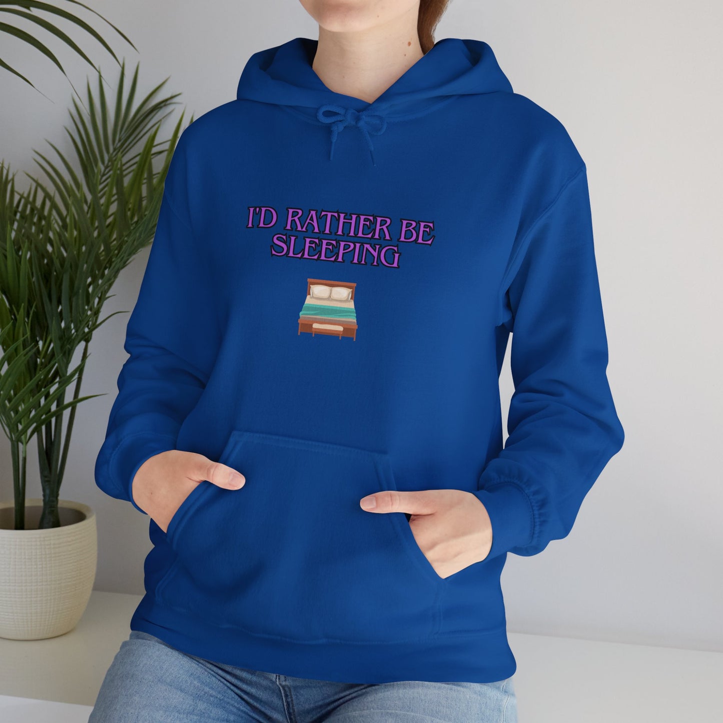 Unisex Heavy Blend™ Hooded Sweatshirt 'I'd rather be sleeping'