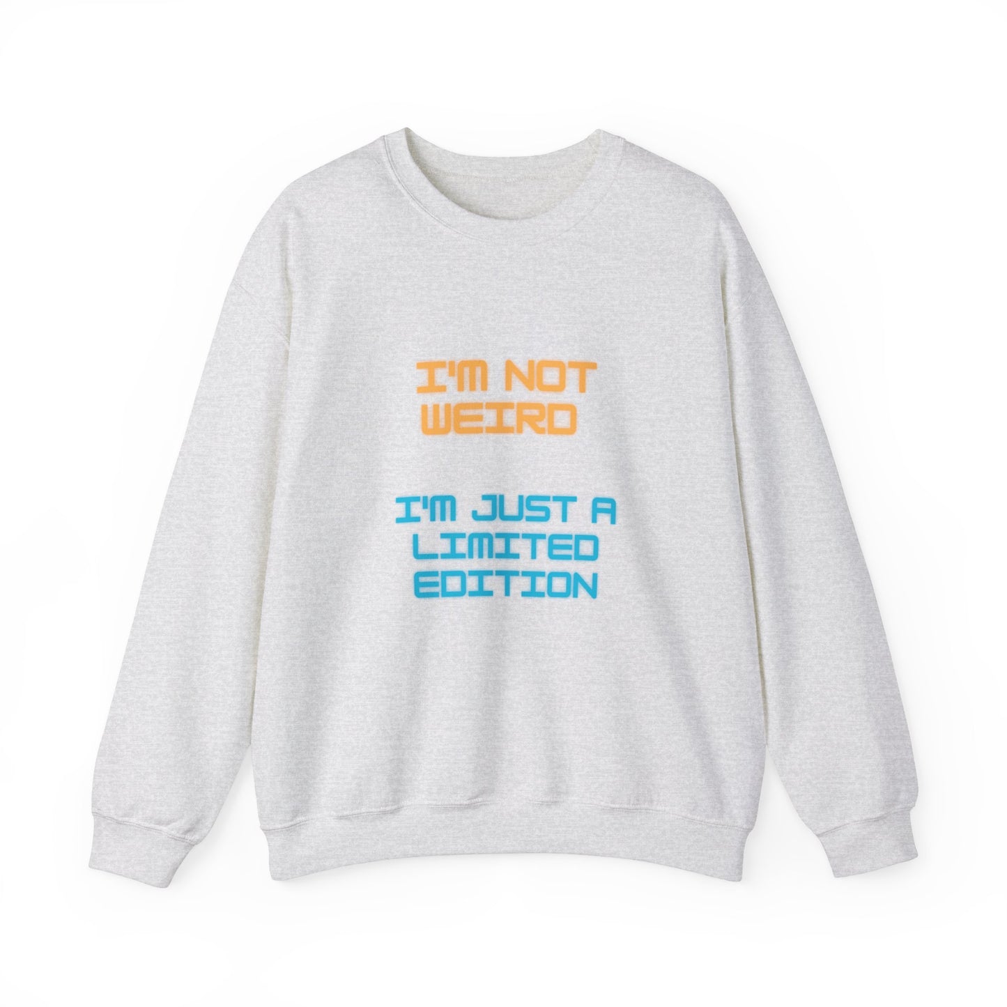 Unisex Heavy Blend™ Crewneck Sweatshirt "I'm not weird I'm just a limited edition"