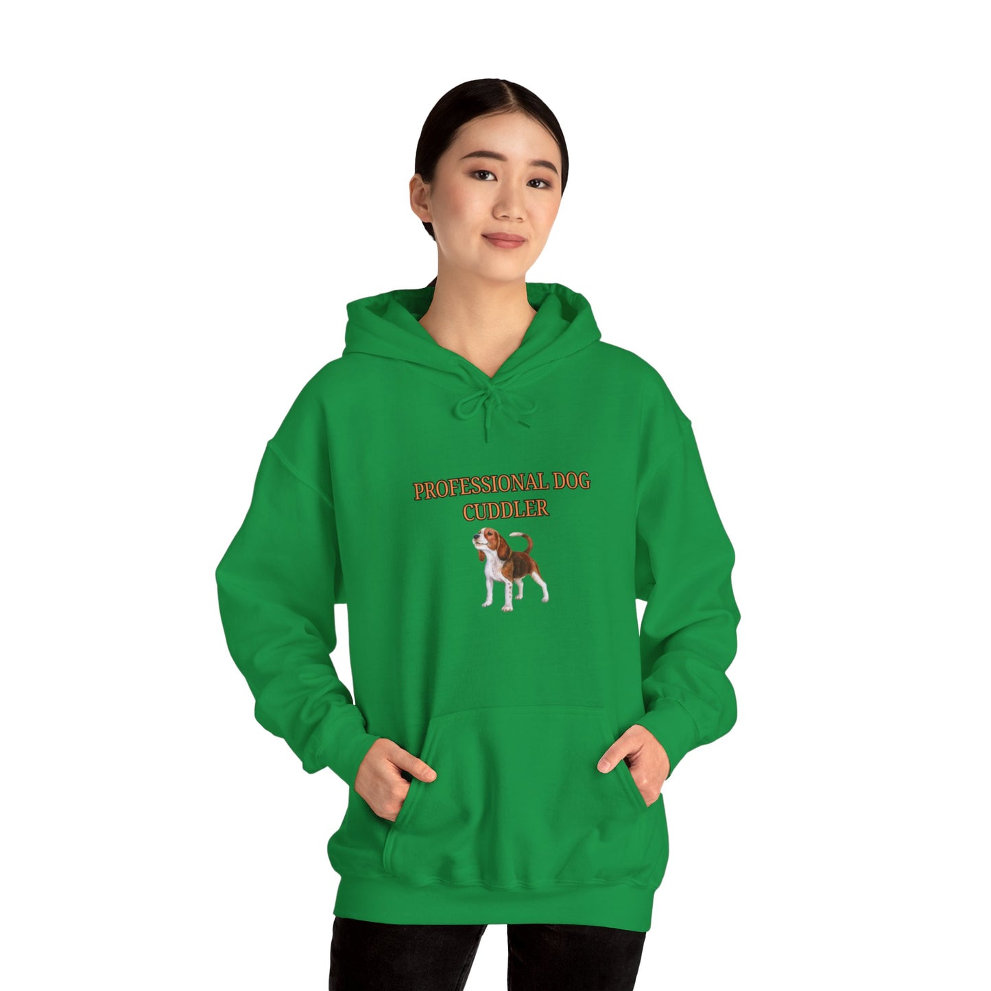 Unisex Heavy Blend™ Hooded Sweatshirt "Professional dog cuddler."