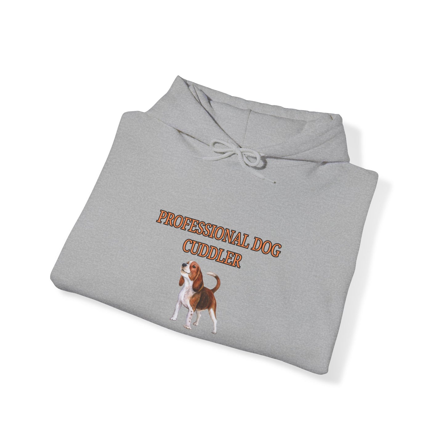 Unisex Heavy Blend™ Hooded Sweatshirt "Professional dog cuddler."