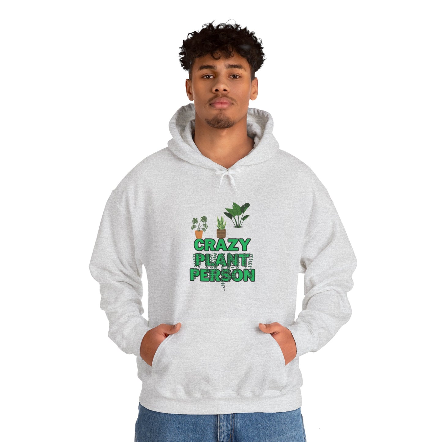 Unisex Heavy Blend™ Hooded Sweatshirt "Crazy plant Person"