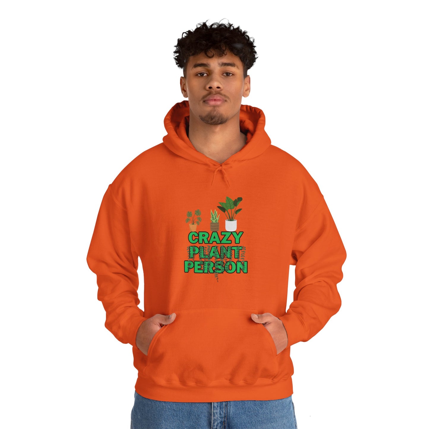 Unisex Heavy Blend™ Hooded Sweatshirt "Crazy plant Person"