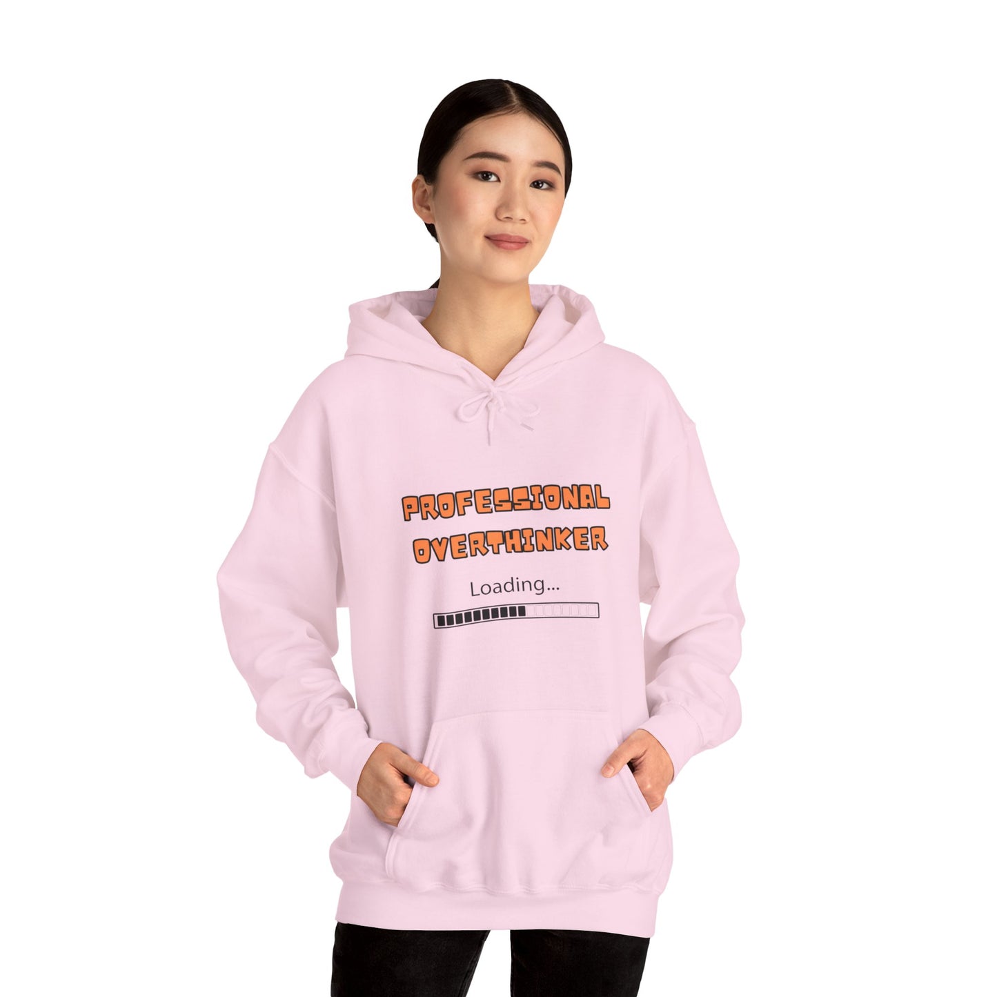 Unisex Heavy Blend™ Hooded Sweatshirt "Professional overthinker."