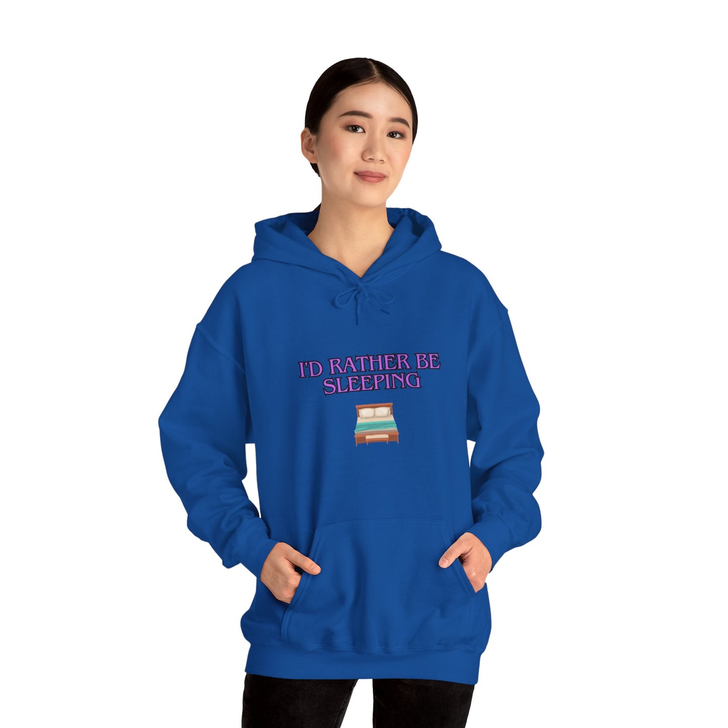 Unisex Heavy Blend™ Hooded Sweatshirt 'I'd rather be sleeping'