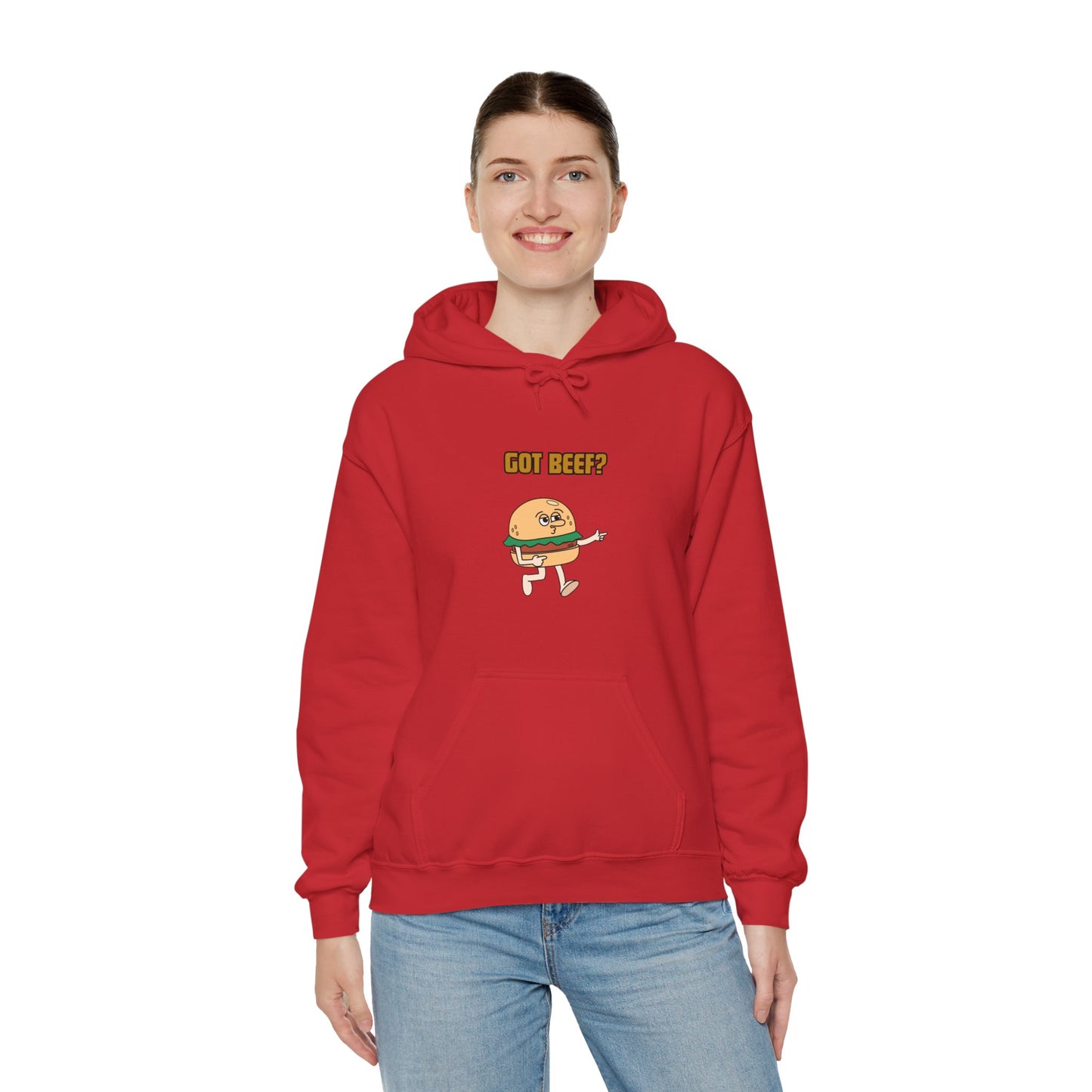 Unisex Heavy Blend™ Hooded Sweatshirt "Got Beef?"