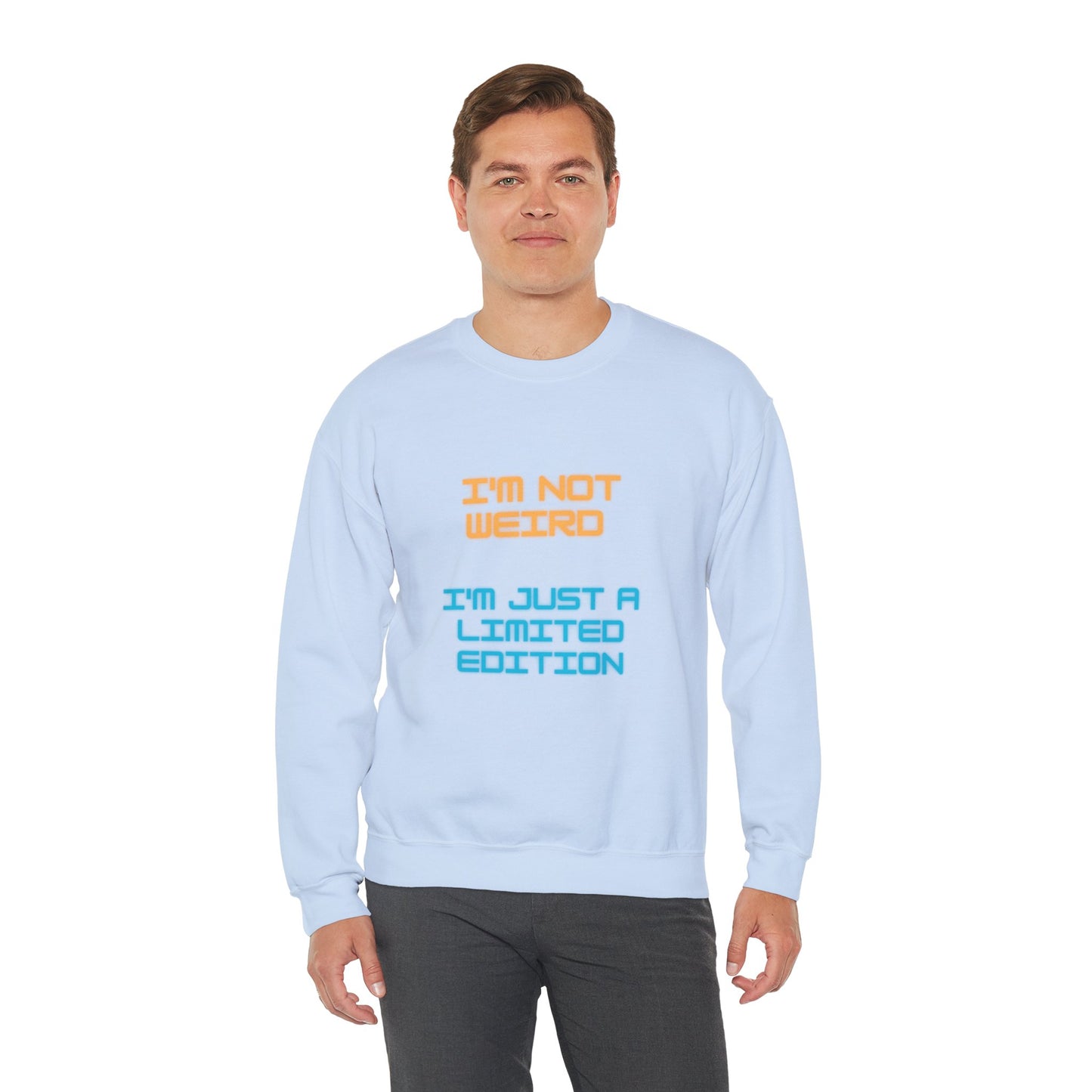 Unisex Heavy Blend™ Crewneck Sweatshirt "I'm not weird I'm just a limited edition"