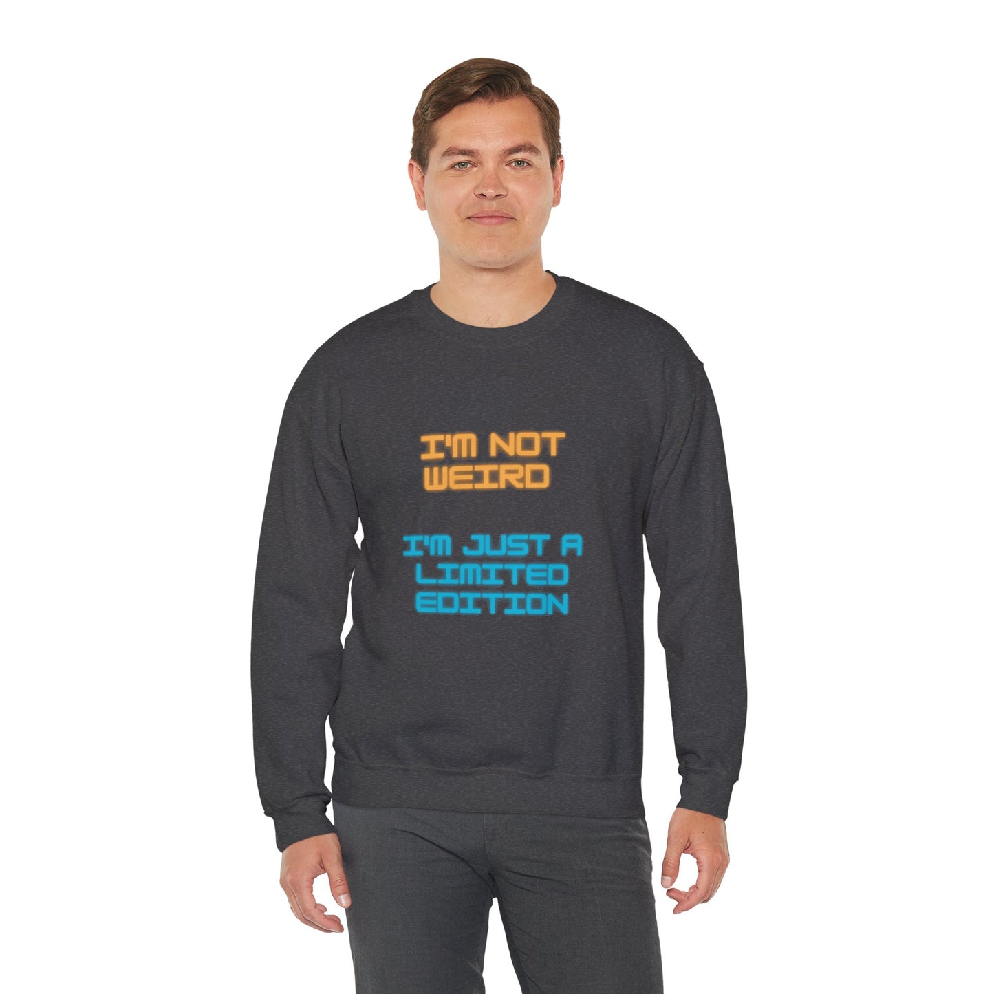 Unisex Heavy Blend™ Crewneck Sweatshirt "I'm not weird I'm just a limited edition"