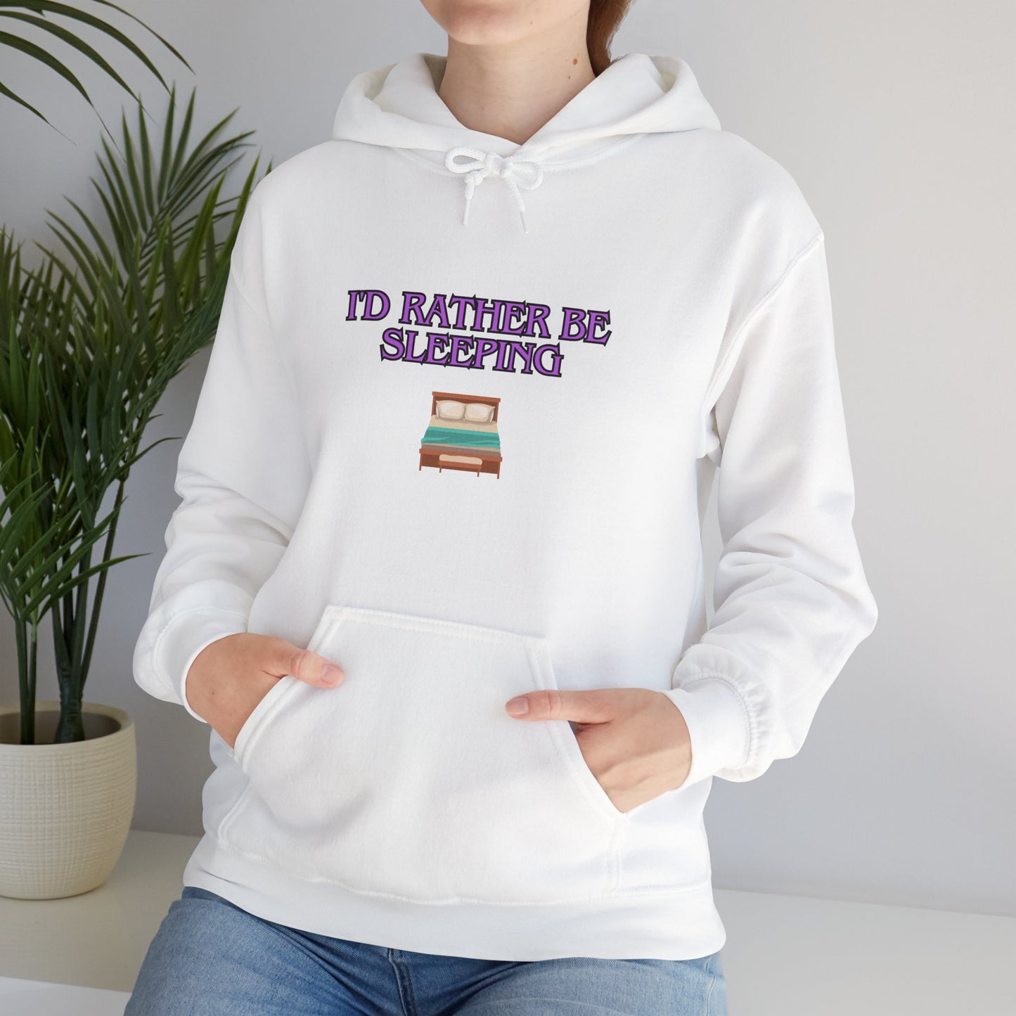 Unisex Heavy Blend™ Hooded Sweatshirt 'I'd rather be sleeping'