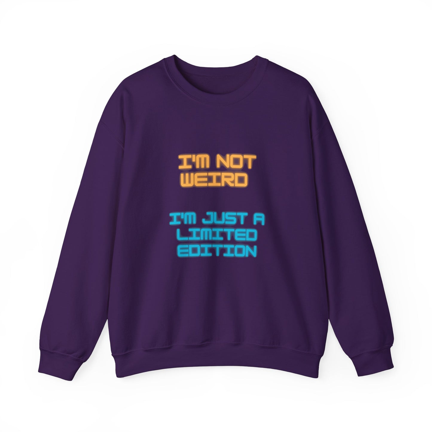 Unisex Heavy Blend™ Crewneck Sweatshirt "I'm not weird I'm just a limited edition"