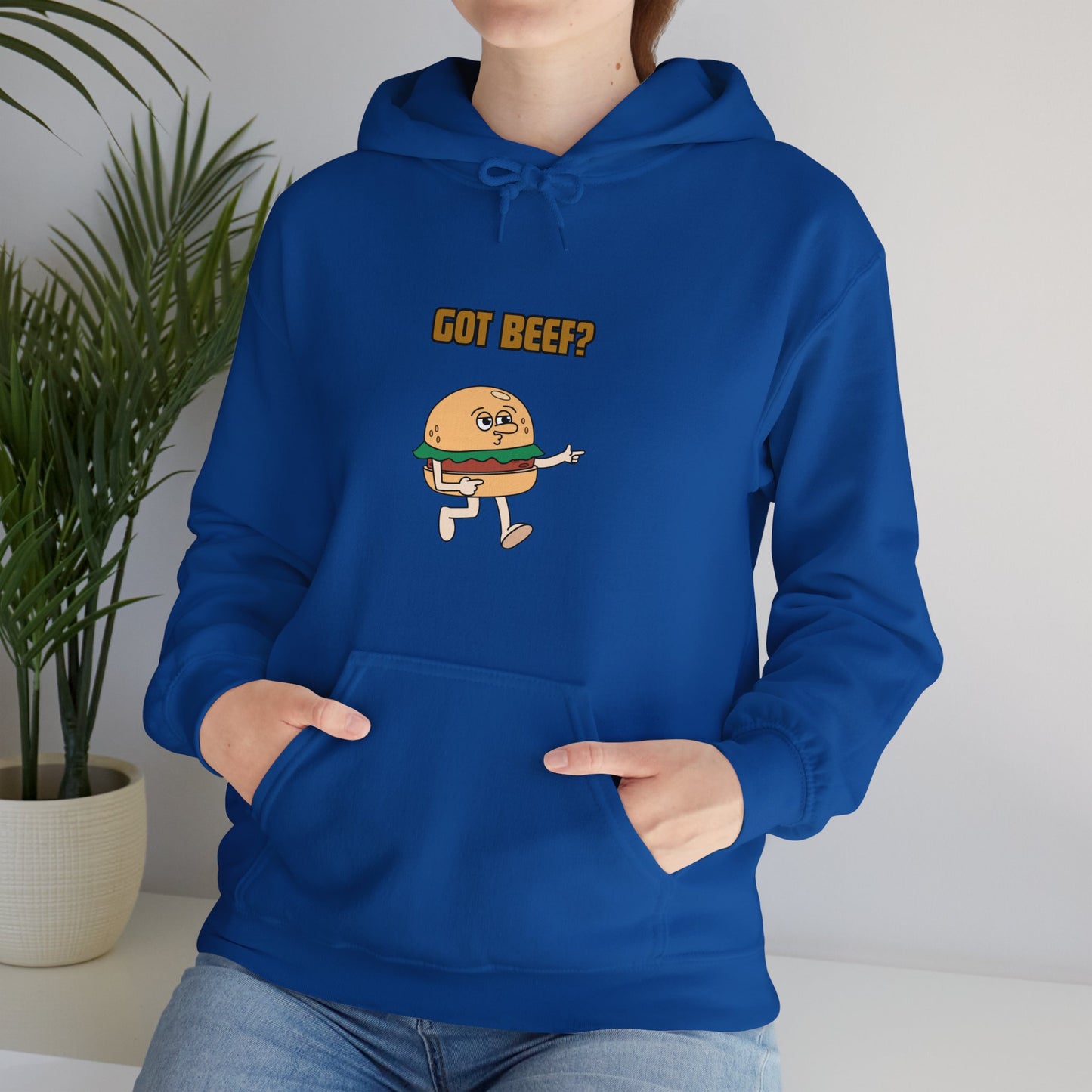 Unisex Heavy Blend™ Hooded Sweatshirt "Got Beef?"