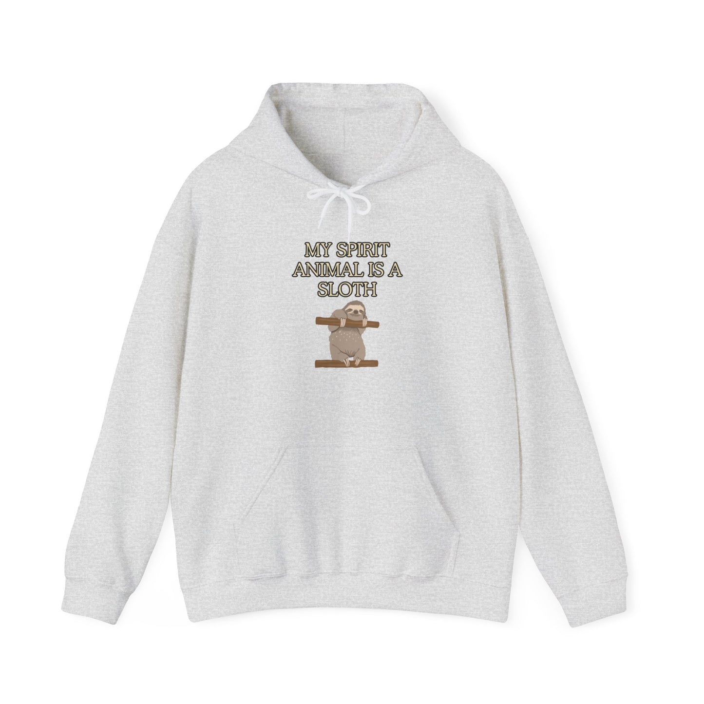 Unisex Heavy Blend™ Hooded Sweatshirt "My spirit animal is a sloth."