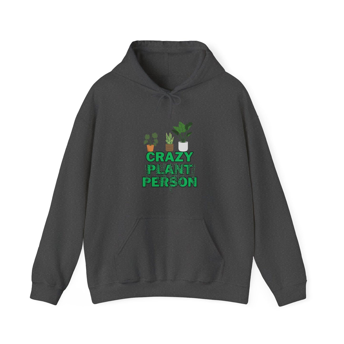 Unisex Heavy Blend™ Hooded Sweatshirt "Crazy plant Person"