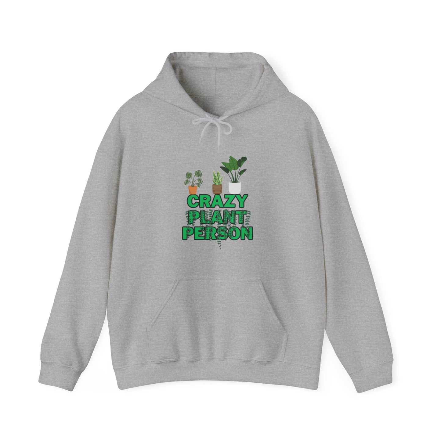 Unisex Heavy Blend™ Hooded Sweatshirt "Crazy plant Person"