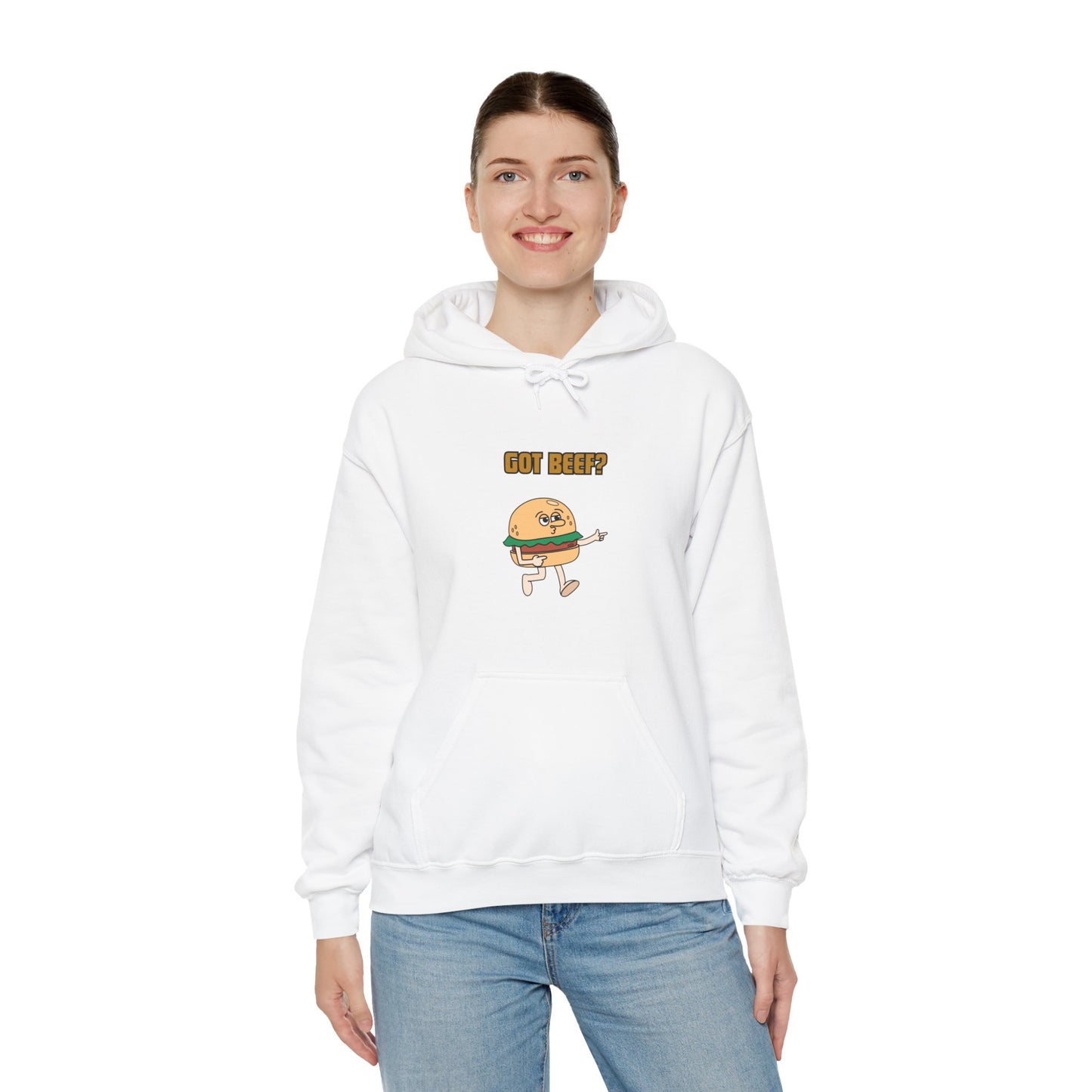 Unisex Heavy Blend™ Hooded Sweatshirt "Got Beef?"