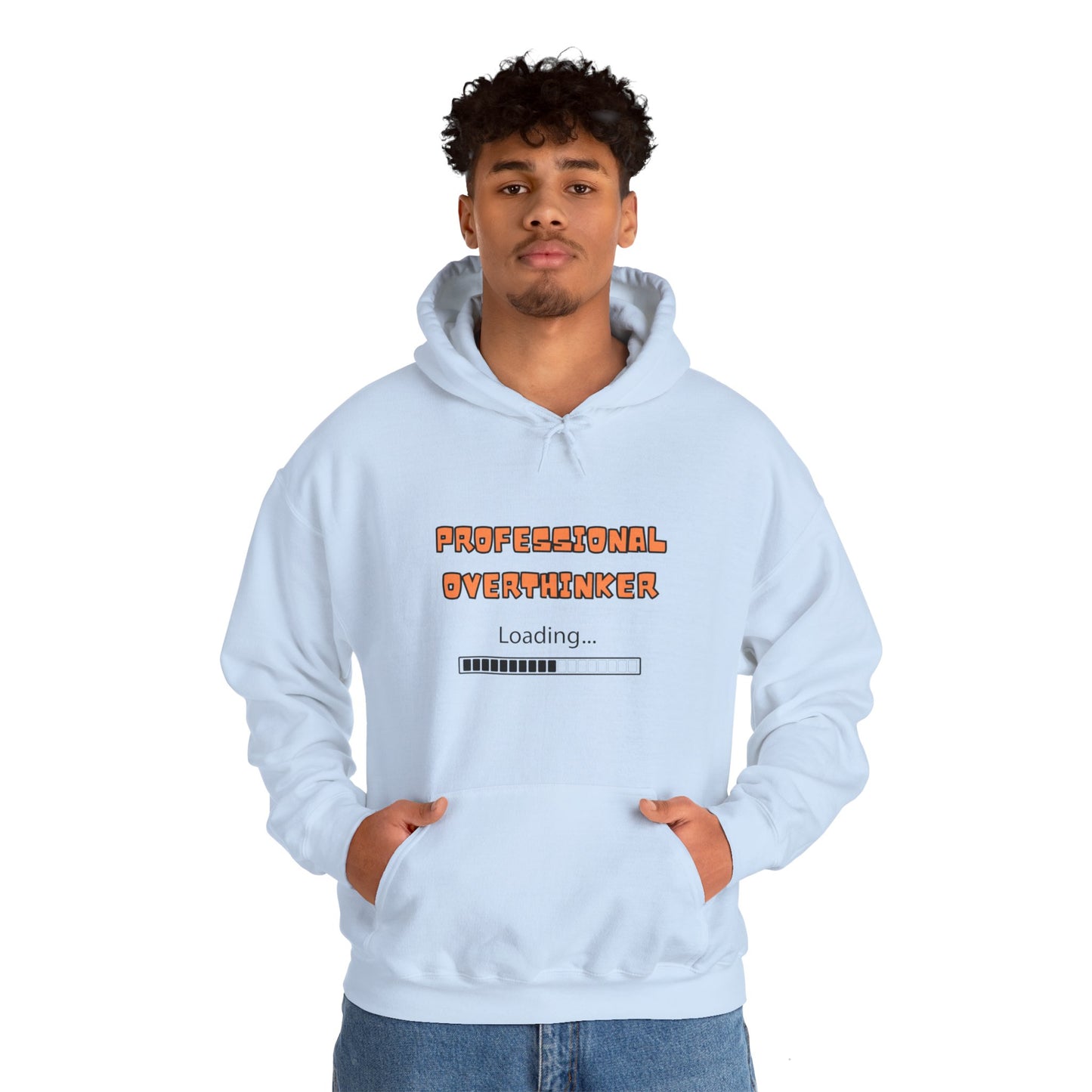 Unisex Heavy Blend™ Hooded Sweatshirt "Professional overthinker."