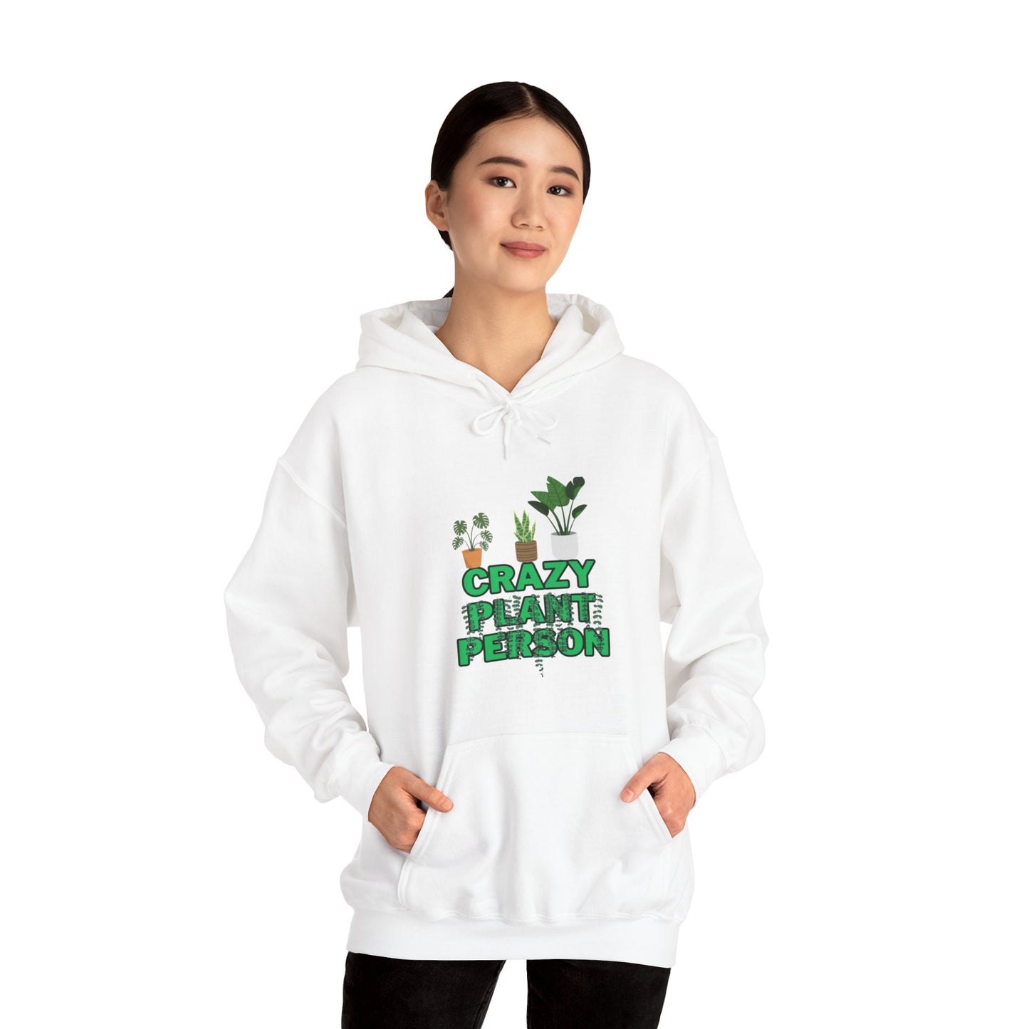 Unisex Heavy Blend™ Hooded Sweatshirt "Crazy plant Person"