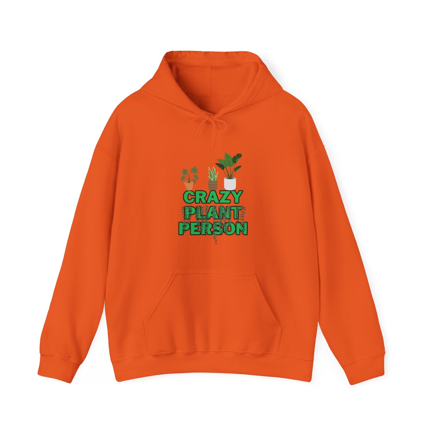 Unisex Heavy Blend™ Hooded Sweatshirt "Crazy plant Person"