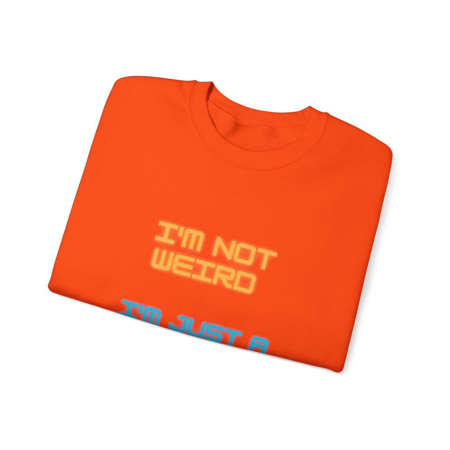 Unisex Heavy Blend™ Crewneck Sweatshirt "I'm not weird I'm just a limited edition"