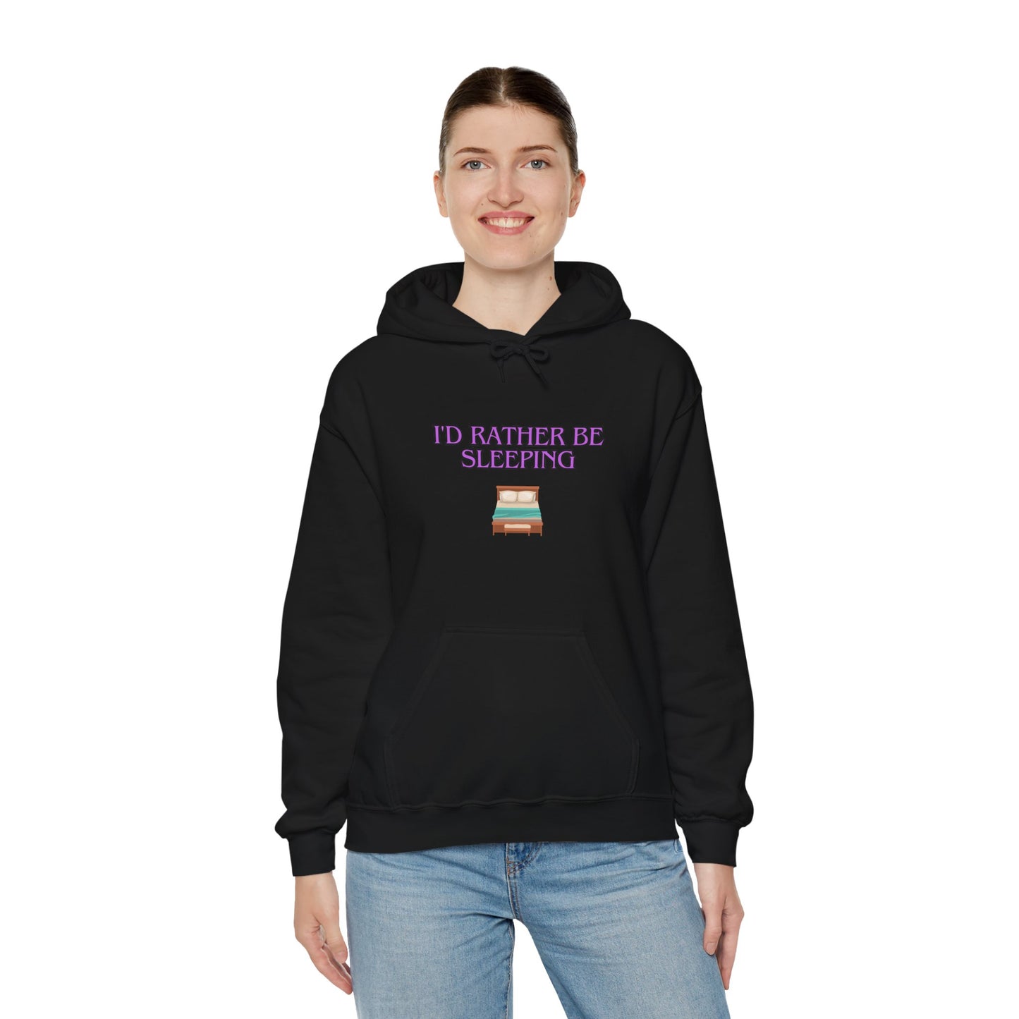 Unisex Heavy Blend™ Hooded Sweatshirt 'I'd rather be sleeping'