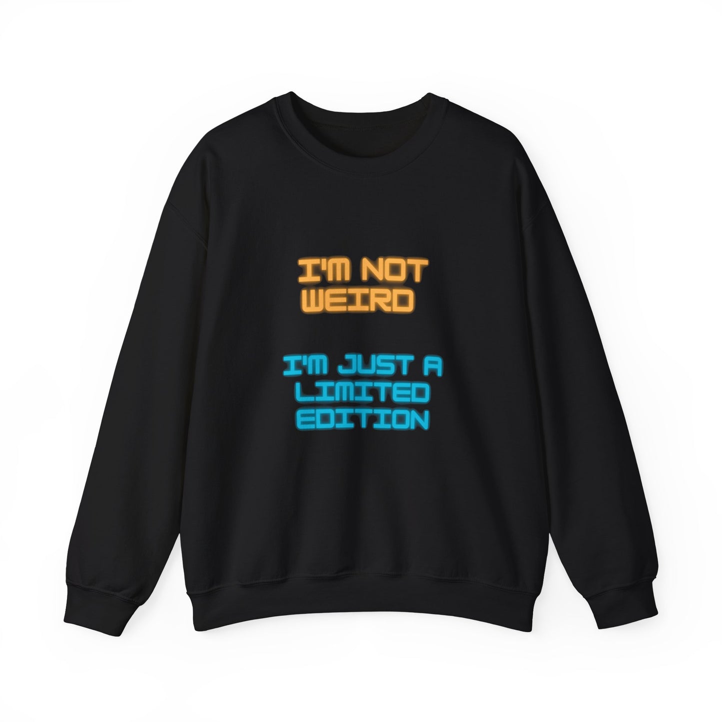 Unisex Heavy Blend™ Crewneck Sweatshirt "I'm not weird I'm just a limited edition"