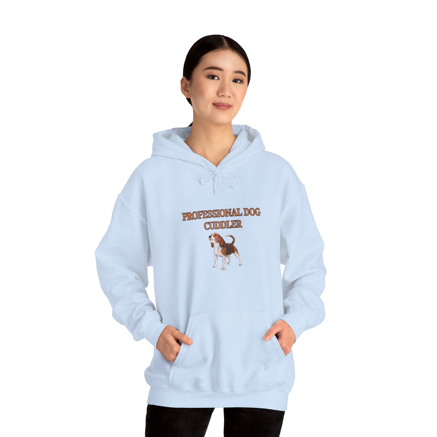 Unisex Heavy Blend™ Hooded Sweatshirt "Professional dog cuddler."