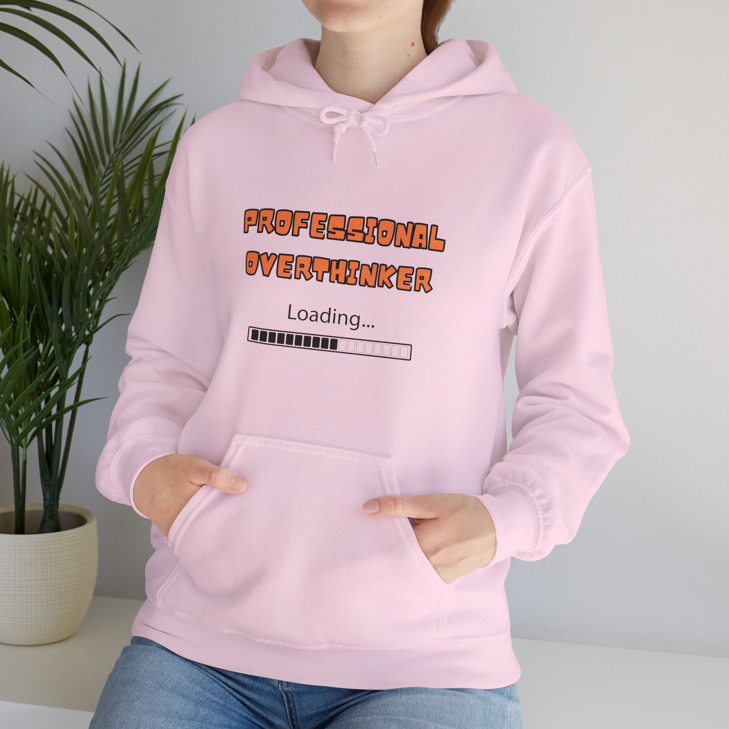 Unisex Heavy Blend™ Hooded Sweatshirt "Professional overthinker."