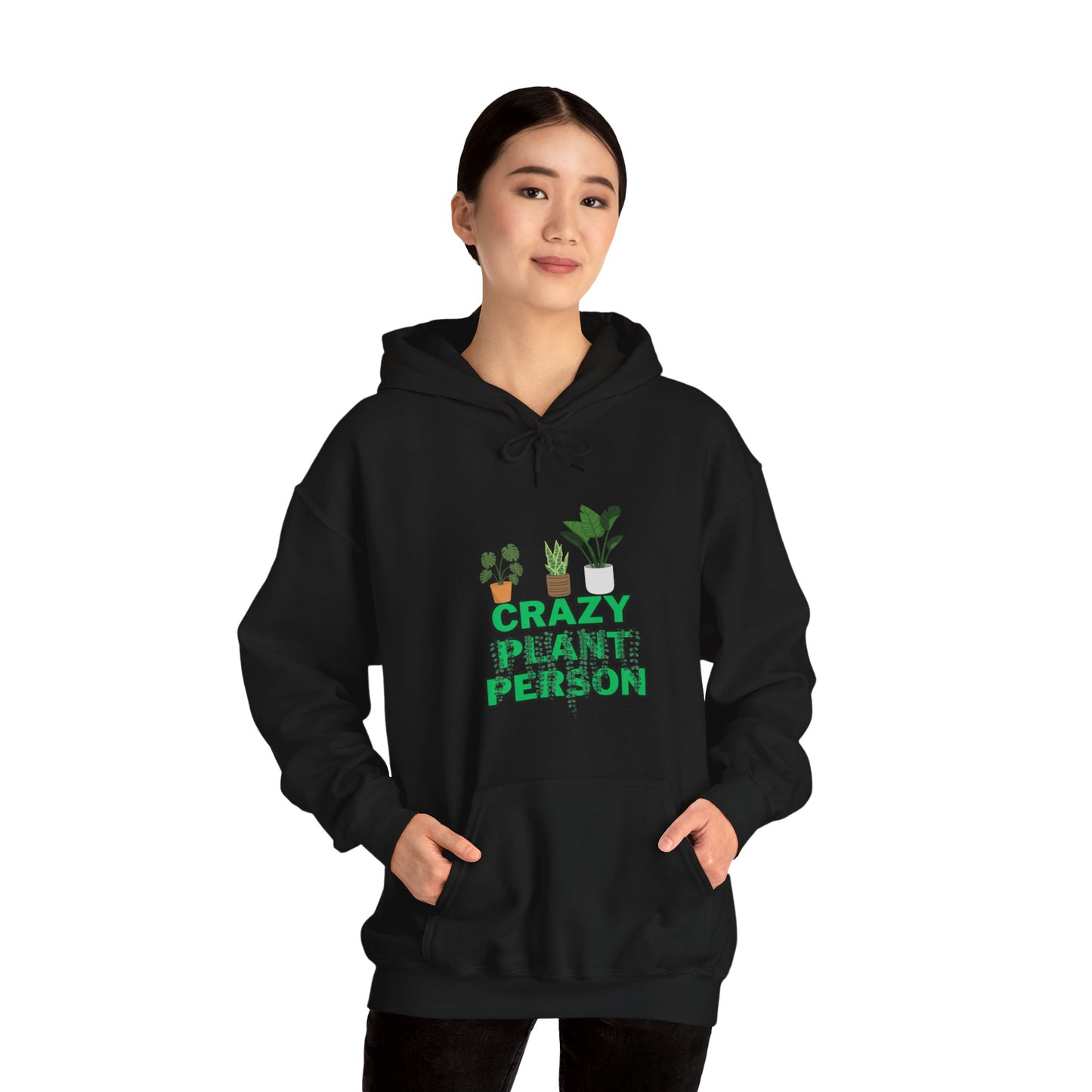 Unisex Heavy Blend™ Hooded Sweatshirt "Crazy plant Person"