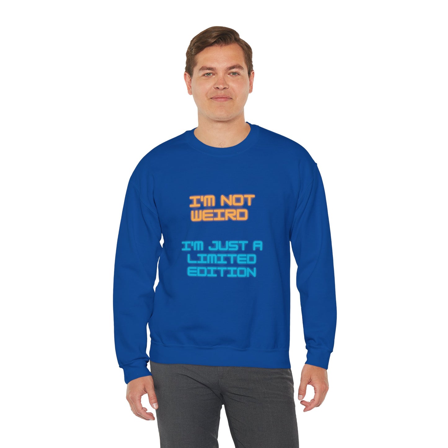 Unisex Heavy Blend™ Crewneck Sweatshirt "I'm not weird I'm just a limited edition"