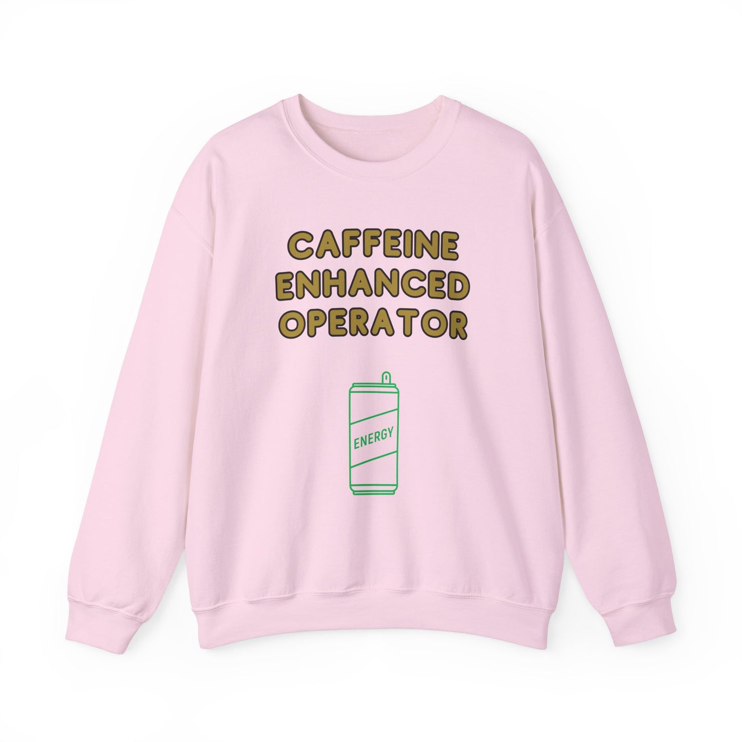 Unisex Heavy Blend™ Crewneck Sweatshirt "Caffeine-Enhanced Operator"