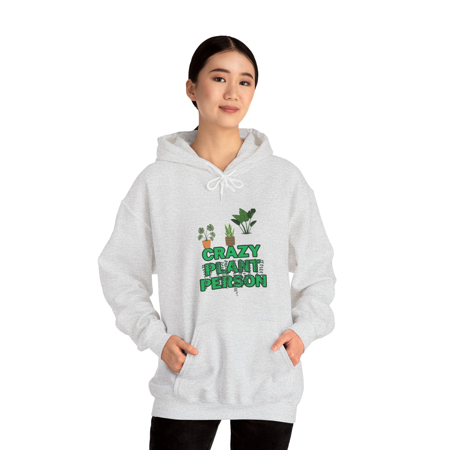 Unisex Heavy Blend™ Hooded Sweatshirt "Crazy plant Person"