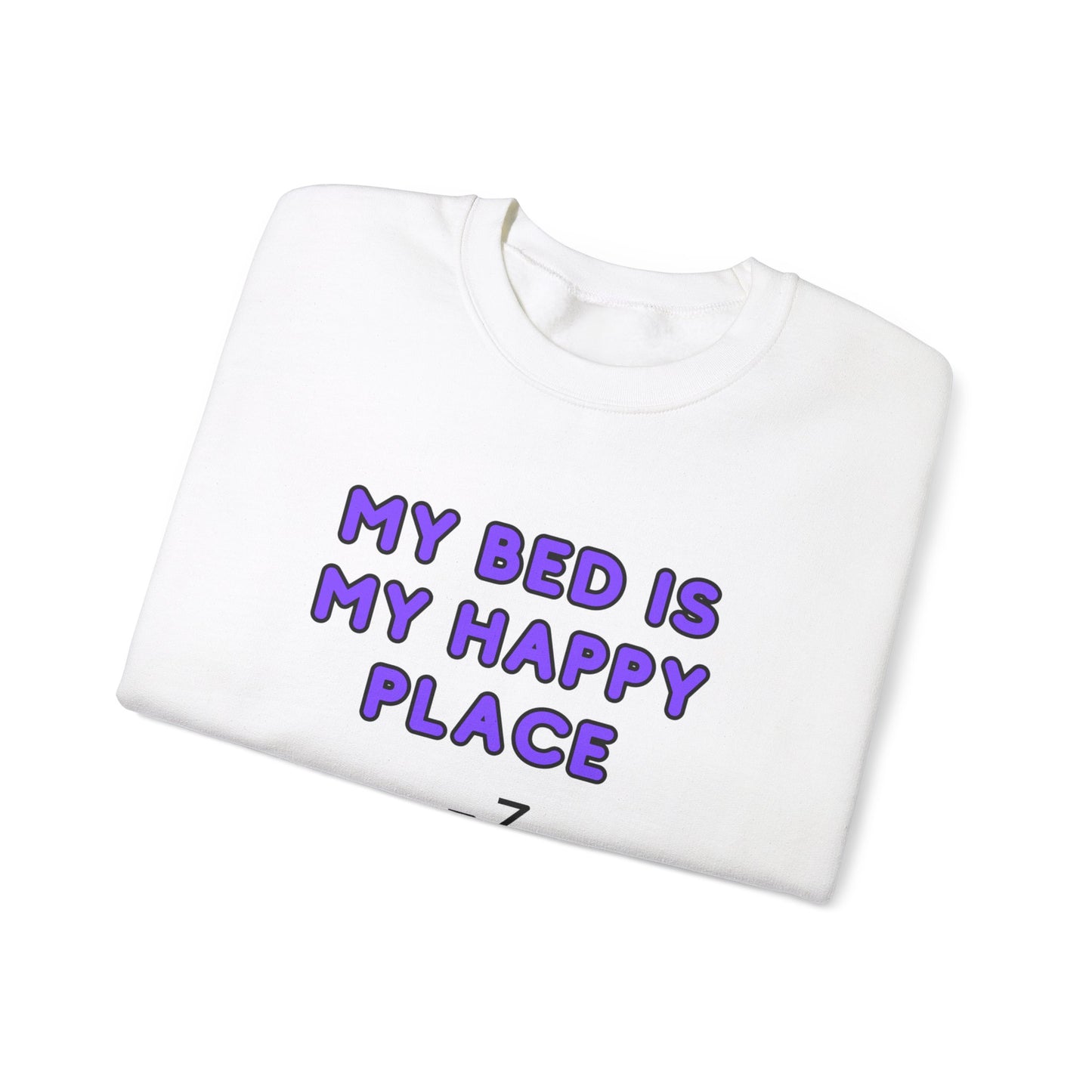 Unisex Heavy Blend™ Crewneck Sweatshirt "My bed is my happy place"