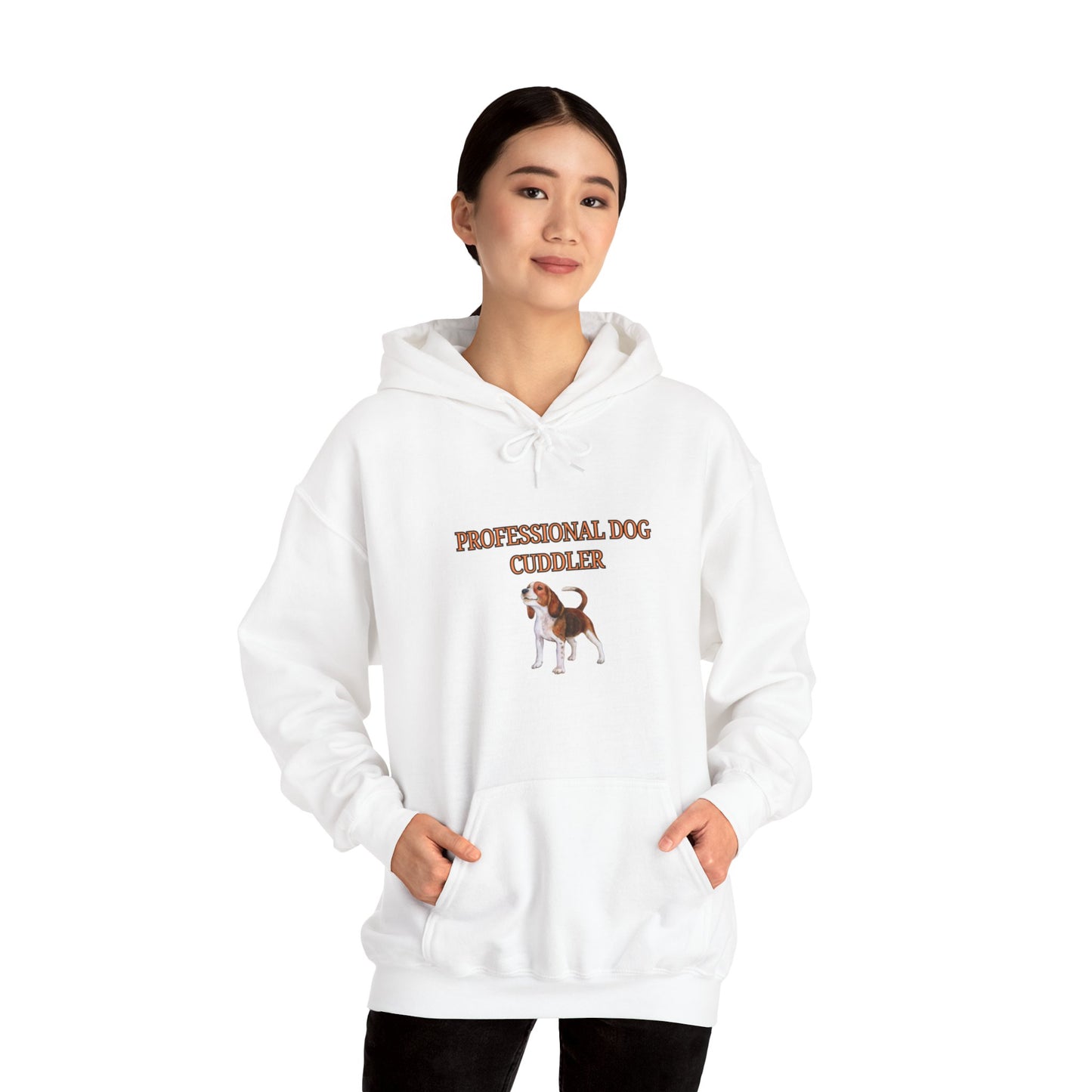 Unisex Heavy Blend™ Hooded Sweatshirt "Professional dog cuddler."